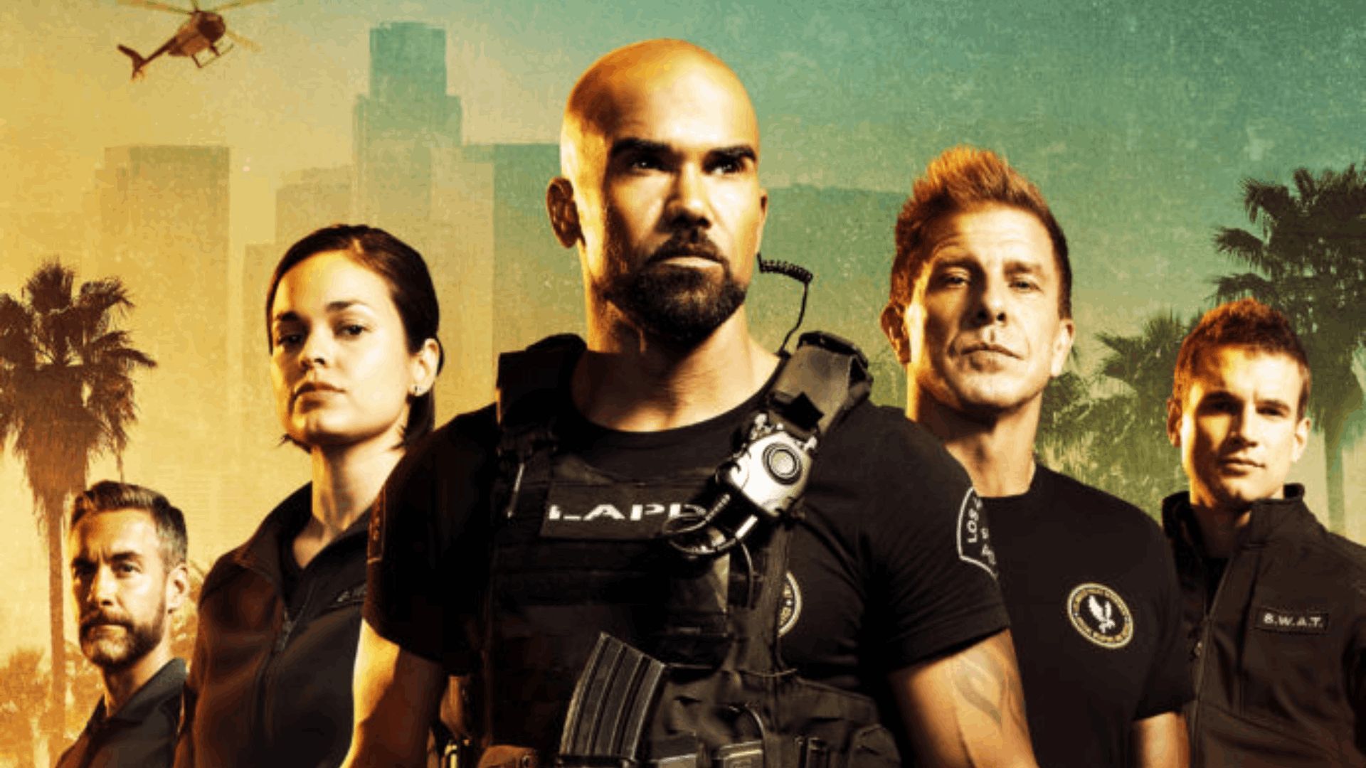 Characters ready to leave S.W.A.T. (Image via CBS)