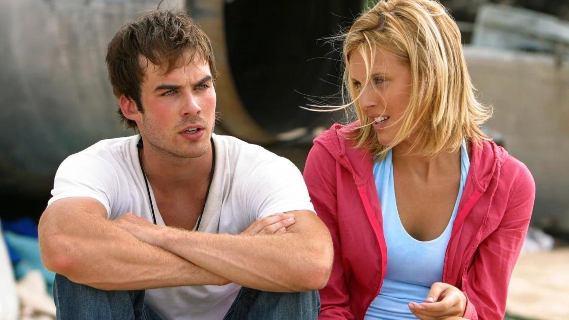 Boone and his stepsister Shannon (Image: ABC)