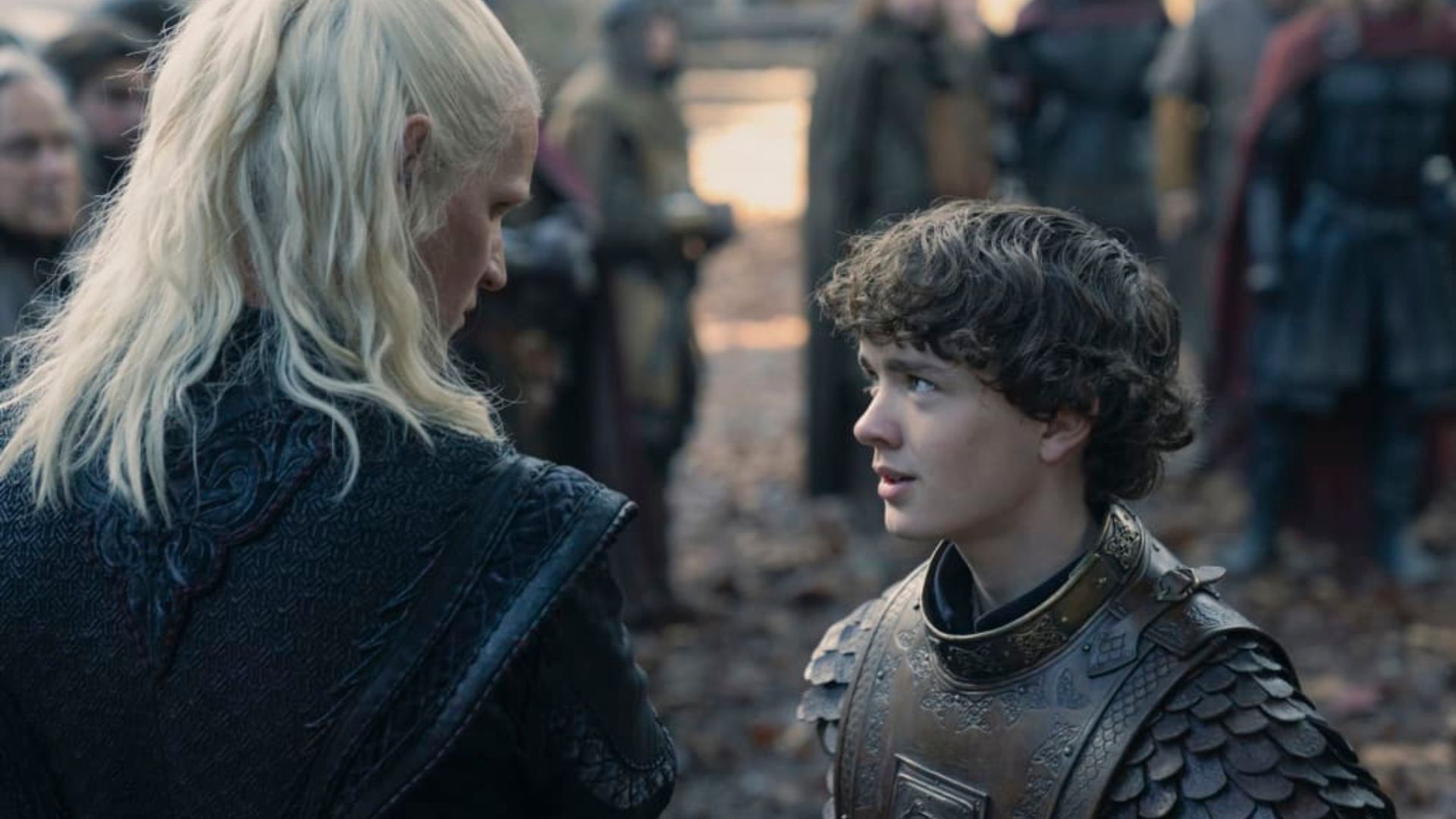 Daemon Targaryen and Oscar Tully in House of the Dragon (Image: HBO)