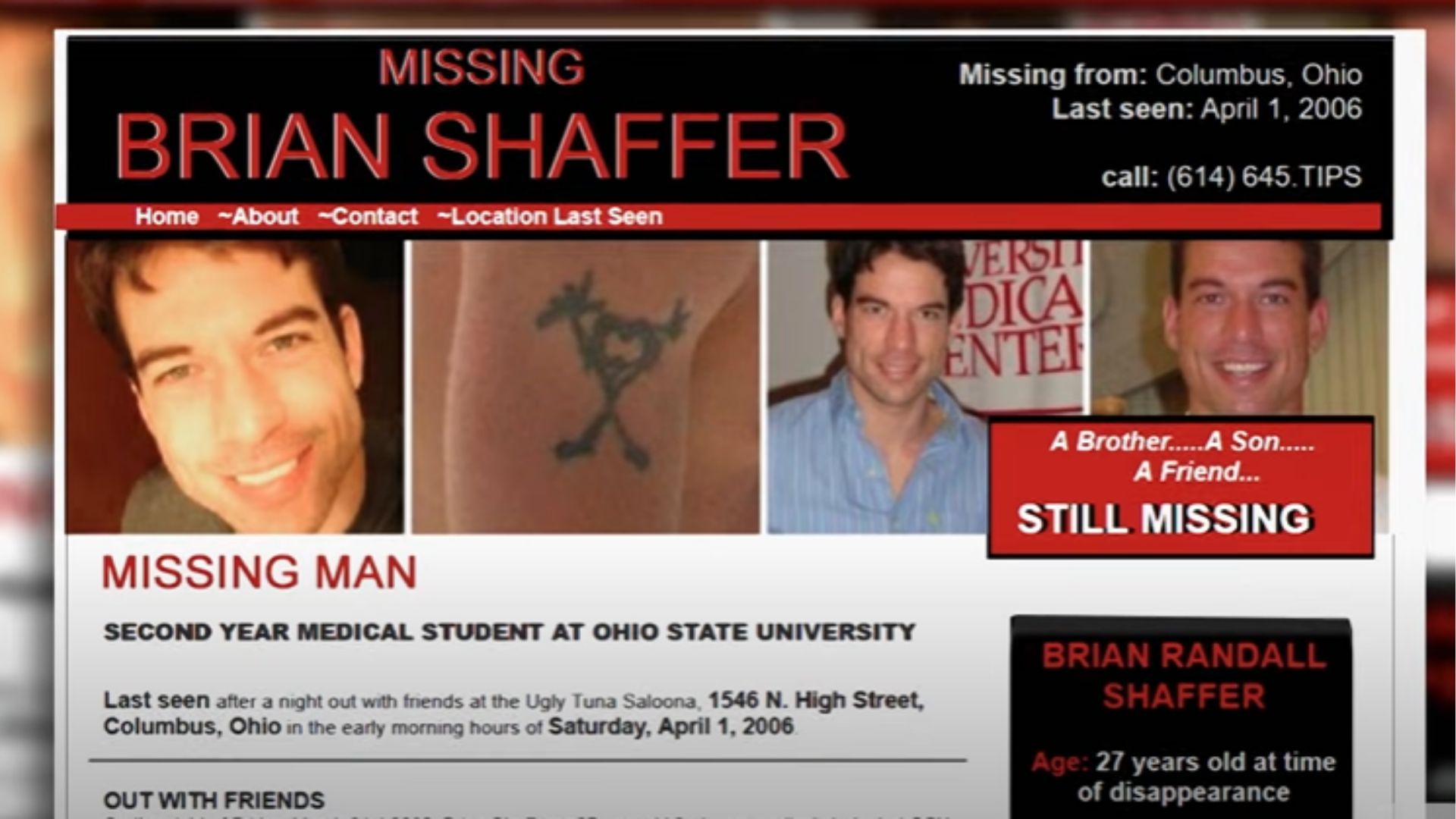 Brian was a medical student (Image via Investigation Discovery YT)