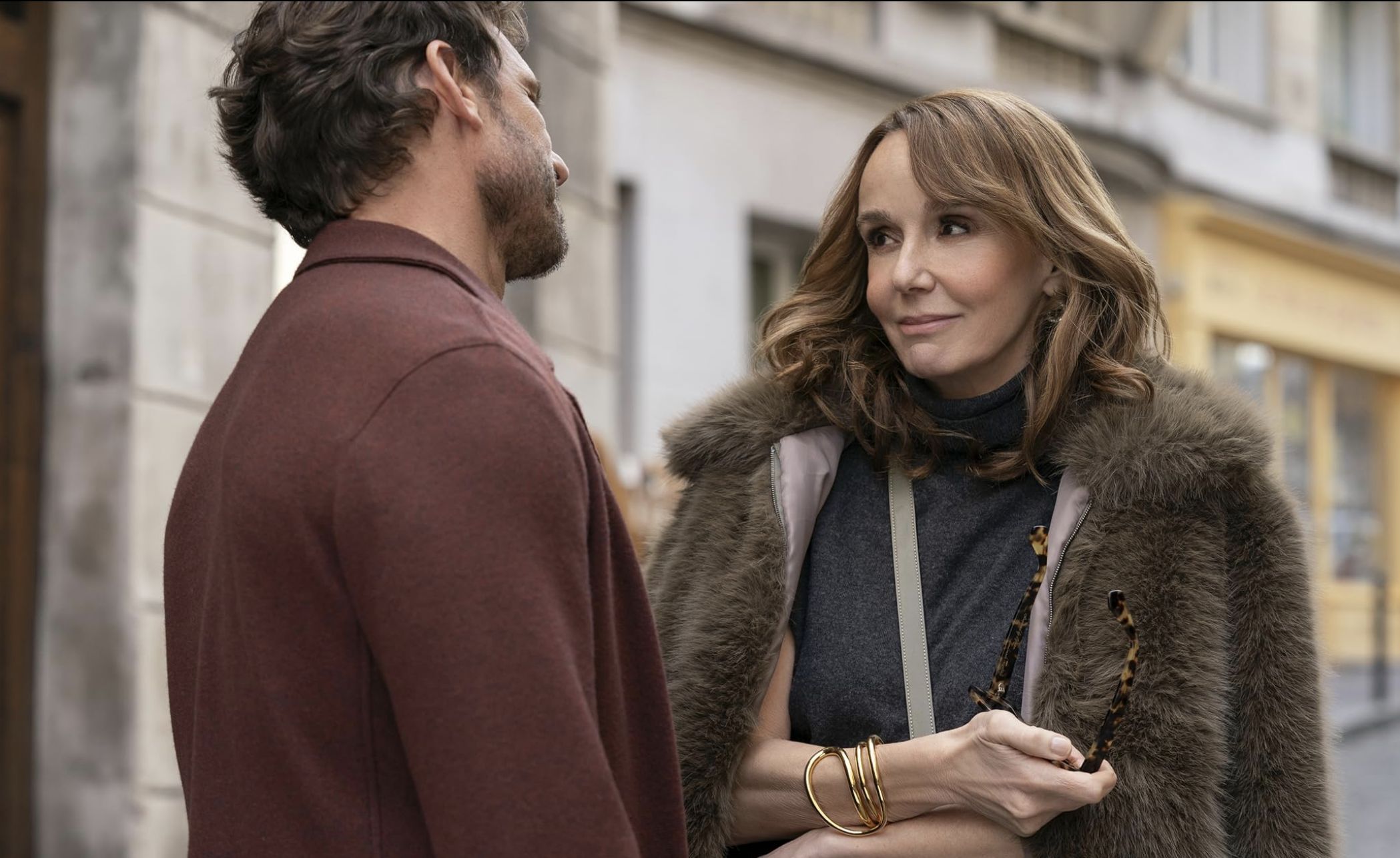 Laurent and Sylvie in a still from Emily in Paris (Image via Netflix)