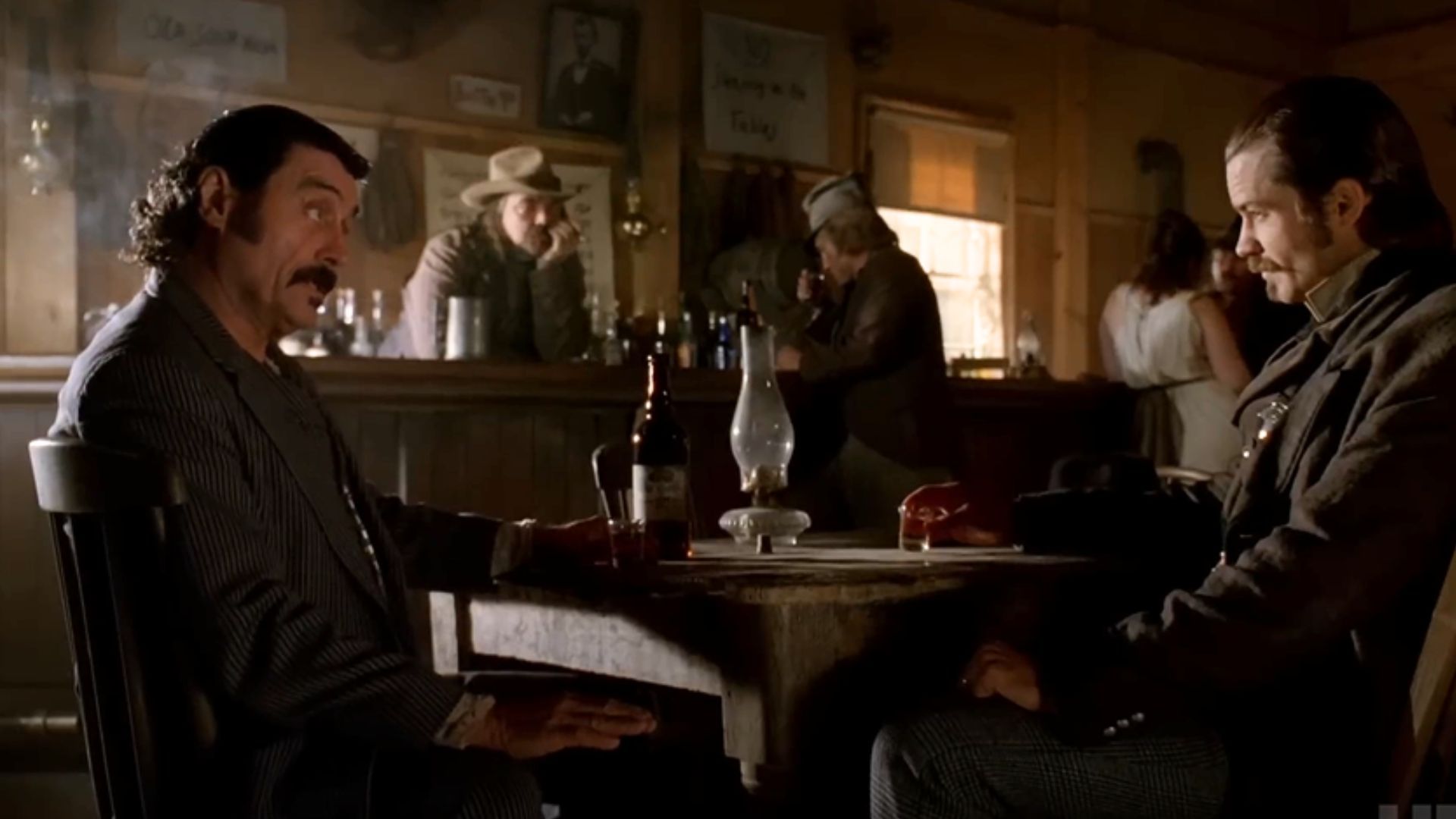 Deadwood: an irregular mining town (Image via HBO)