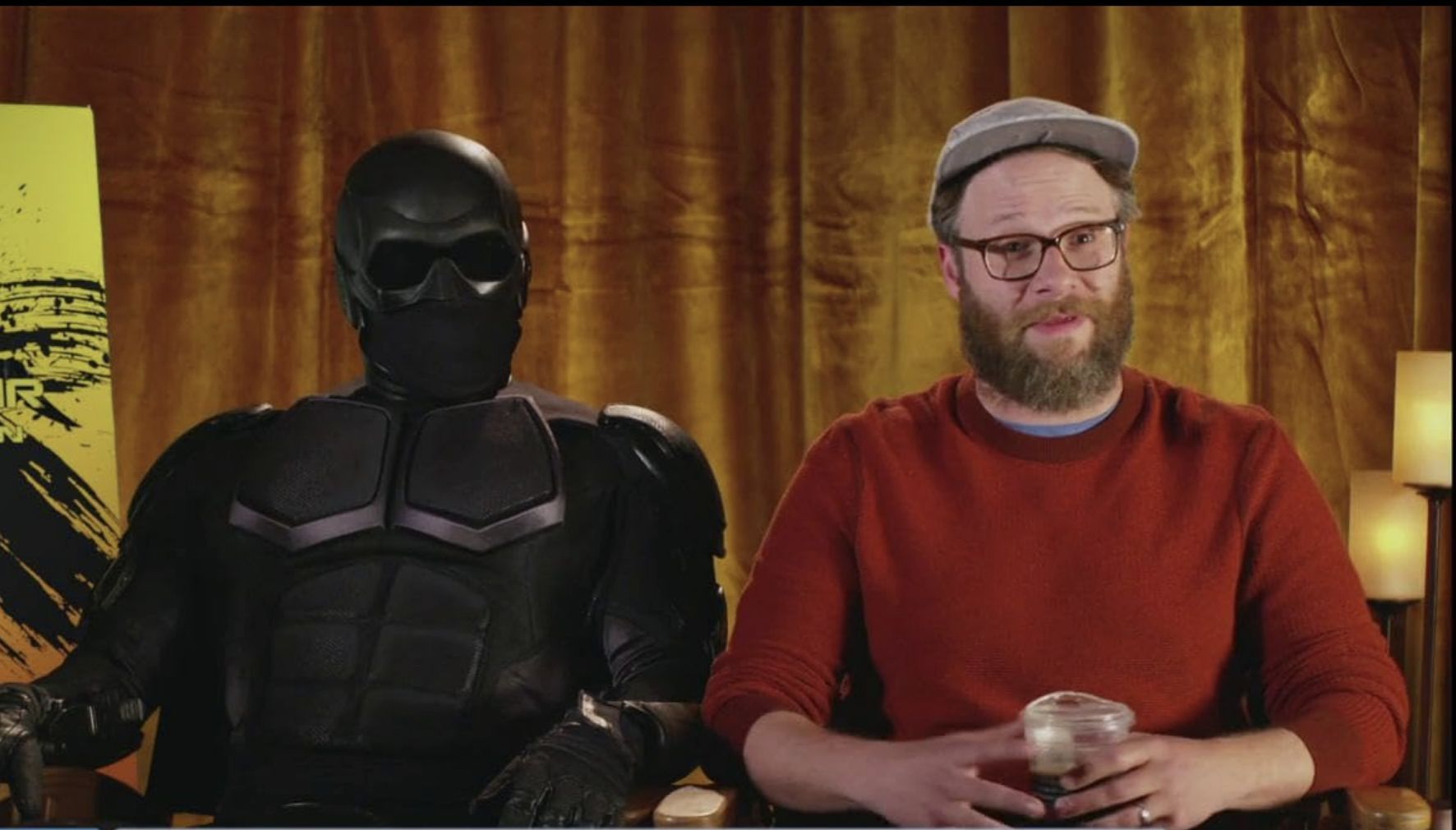 Seth Rogen and Nathan Mitchell in The Boys (Image via Prime Video)