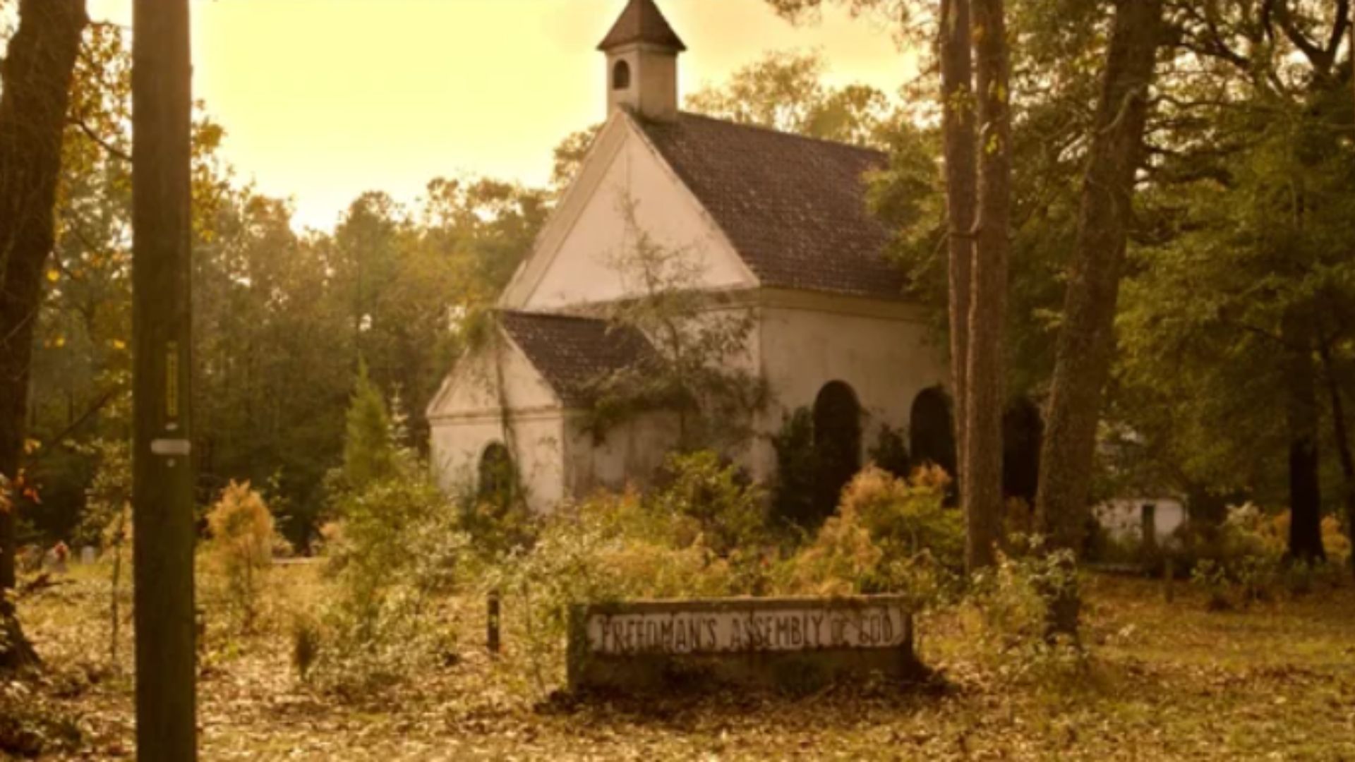 Freedman&#039;s Assembly of God from Outer Banks | Image Source: Netflix