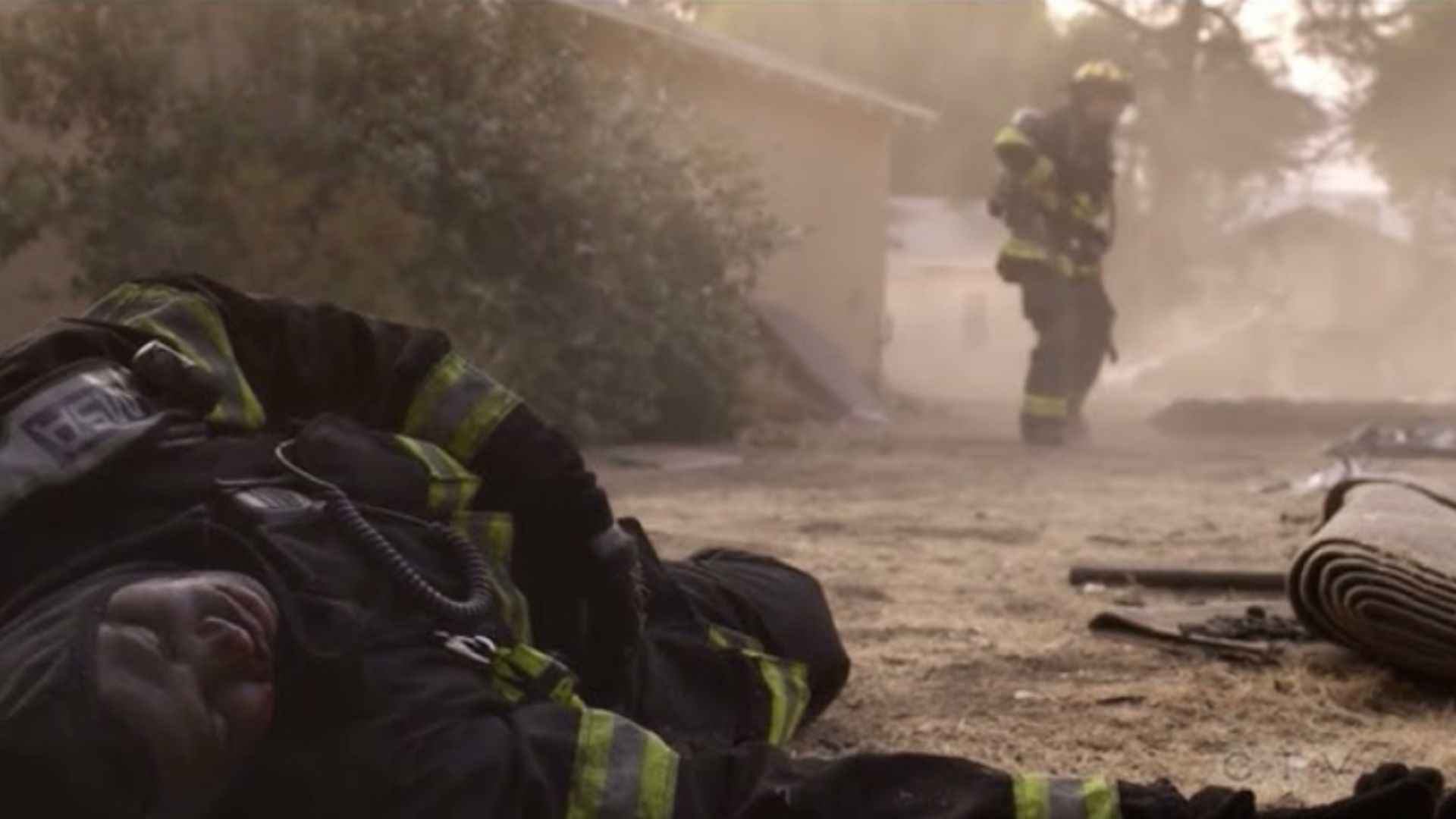 Dean Miller in a scene from Station 19 | Image Source: Hulu