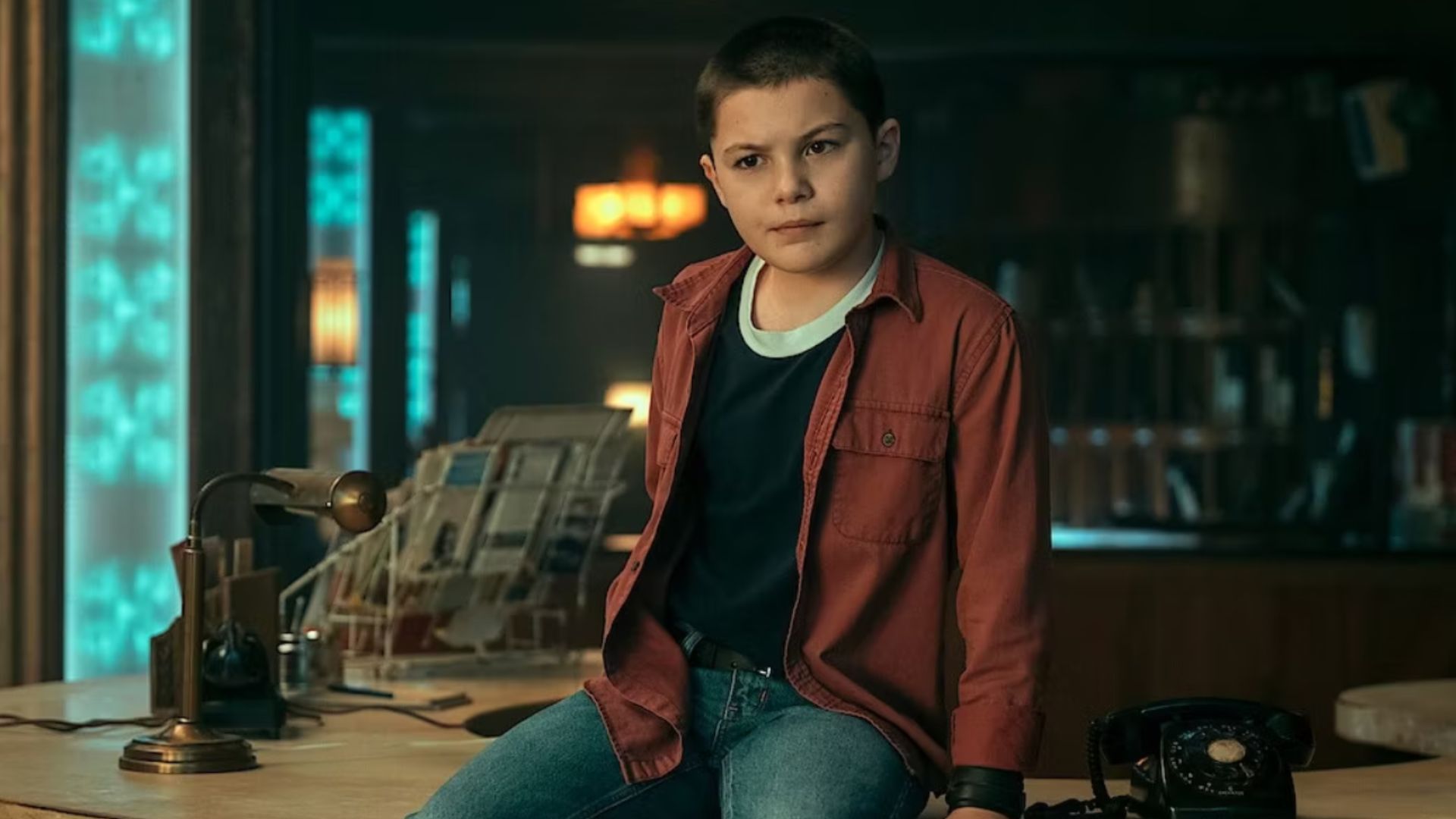 Diego&#039;s son Stanley in The Umbrella Academy | Image Source: Netflix