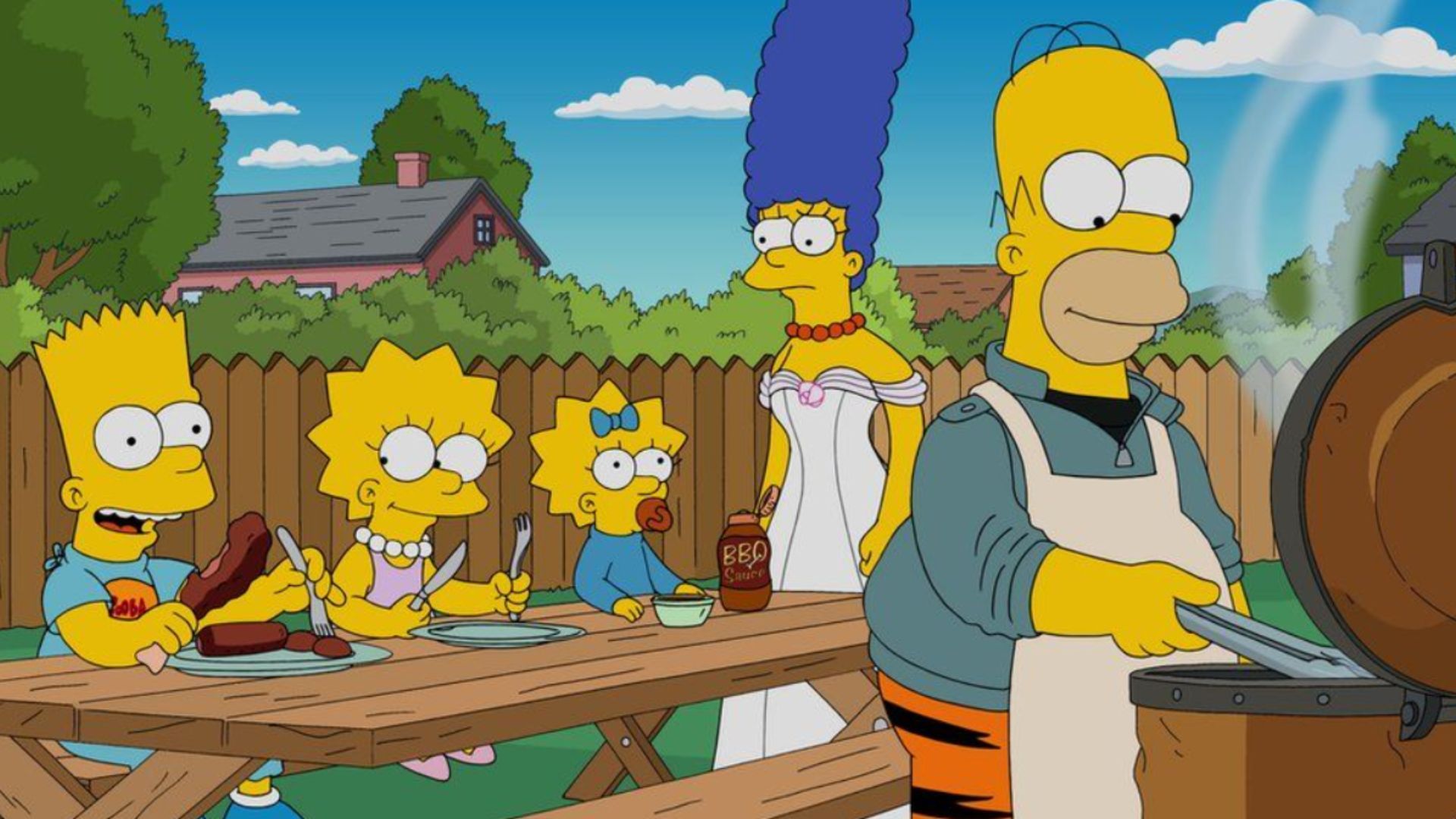 A scene from The Simpsons | Image Source: Disney Plus