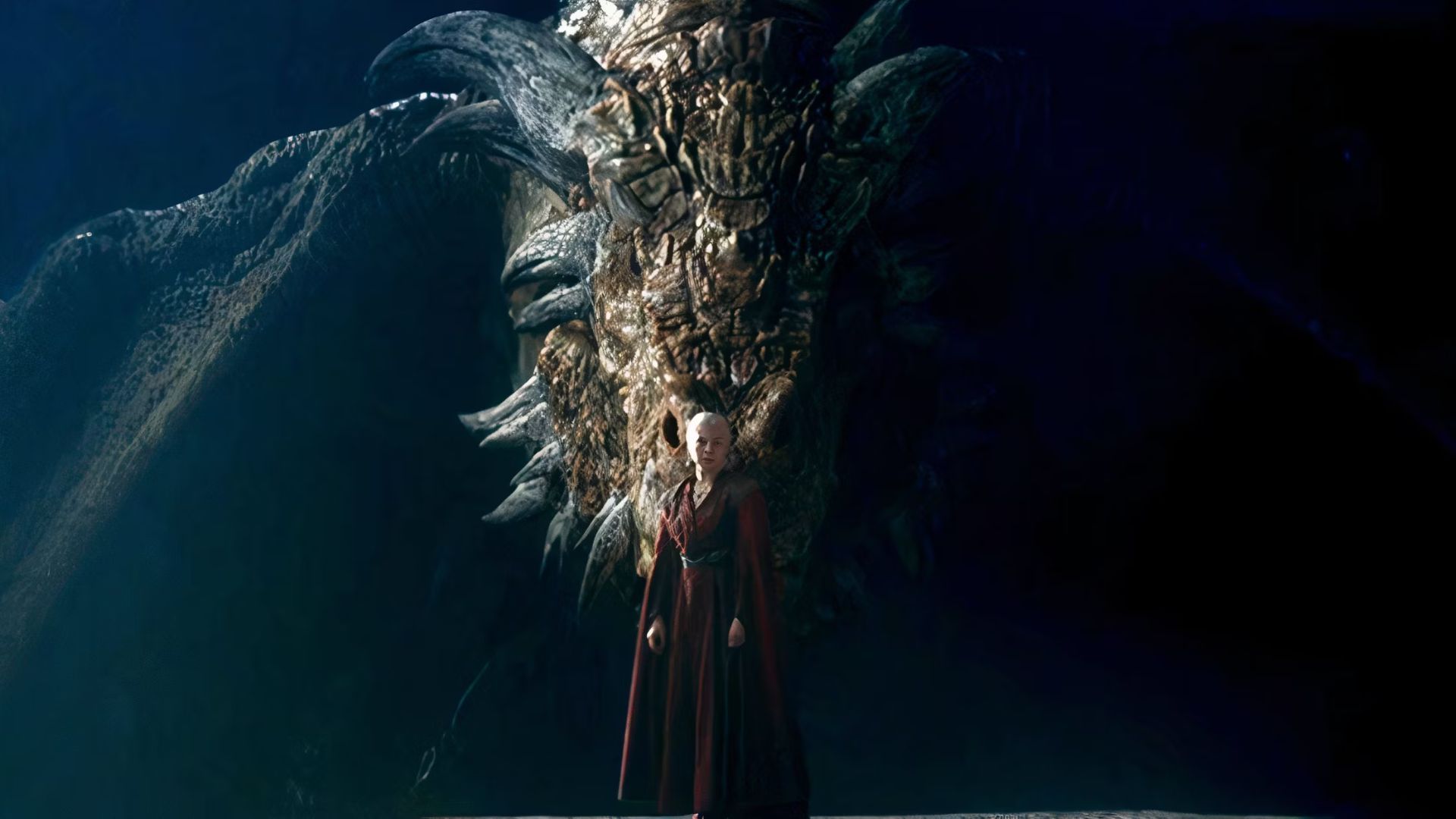 Queen Rhaenyra Targaryen and Vermithor (Image: HBO)