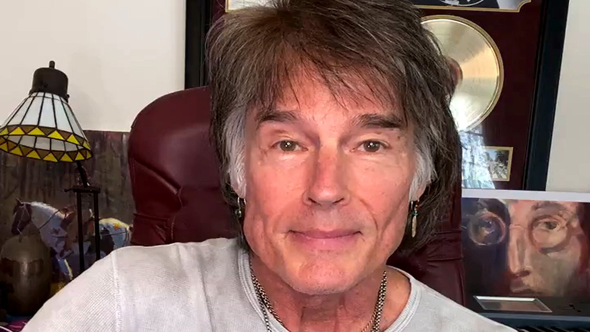 Ronn Moss looking content.