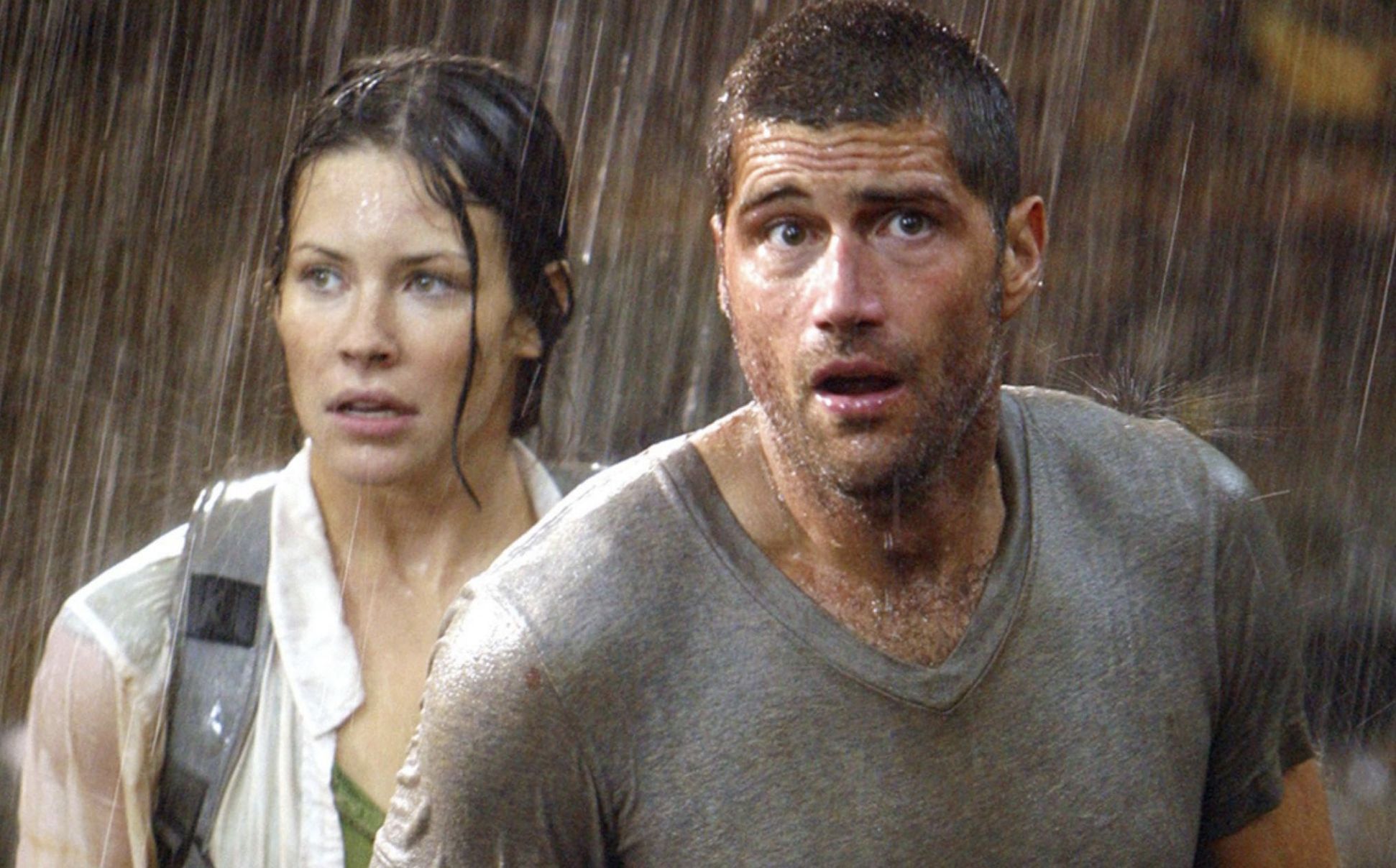 Matthew Fox, right, in Lost (Image via ABC)