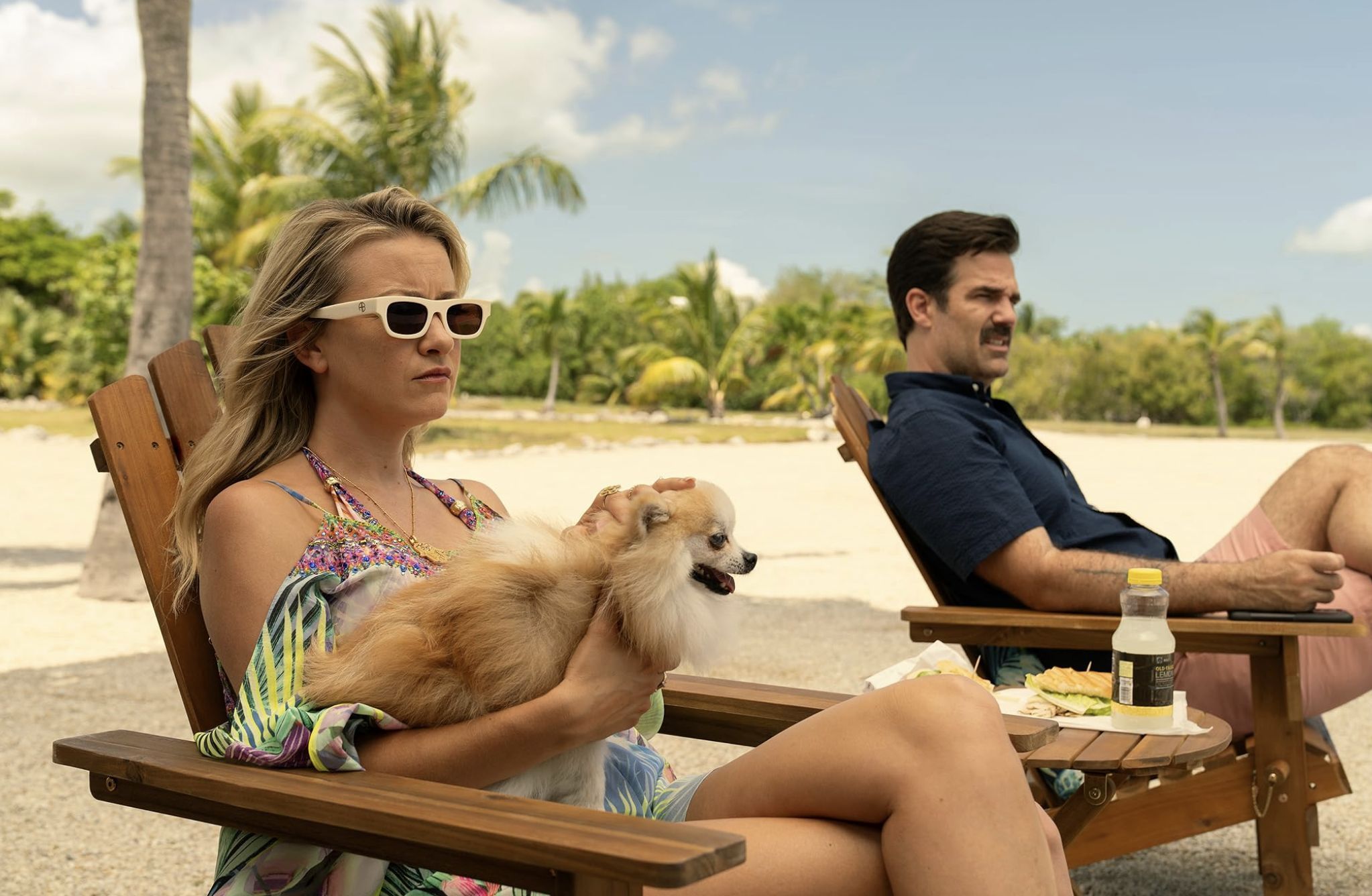 Meredith Hagner and Rob Delaney in a still from the show (Image via Apple TV+)