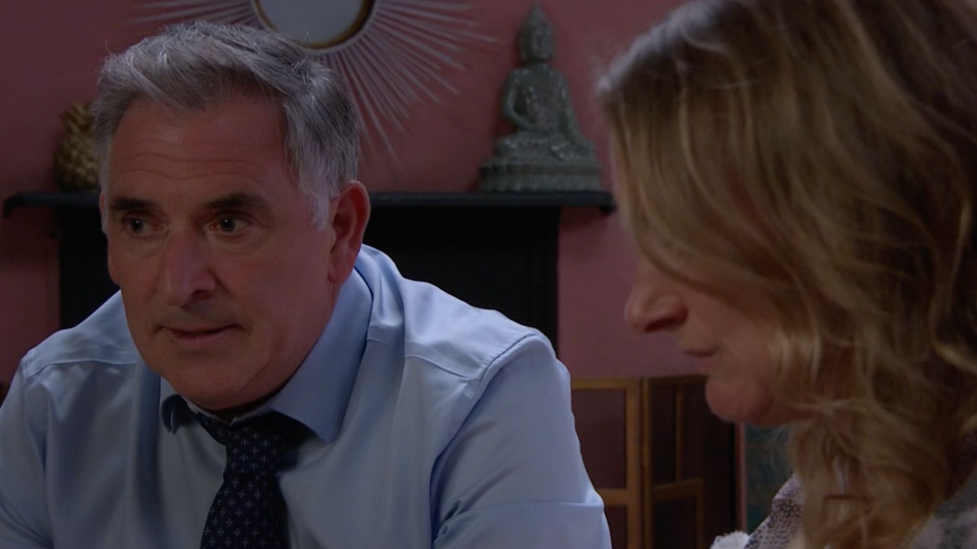 Bob and Nicola talk about Angel on Emmerdale | Image Source: ITV