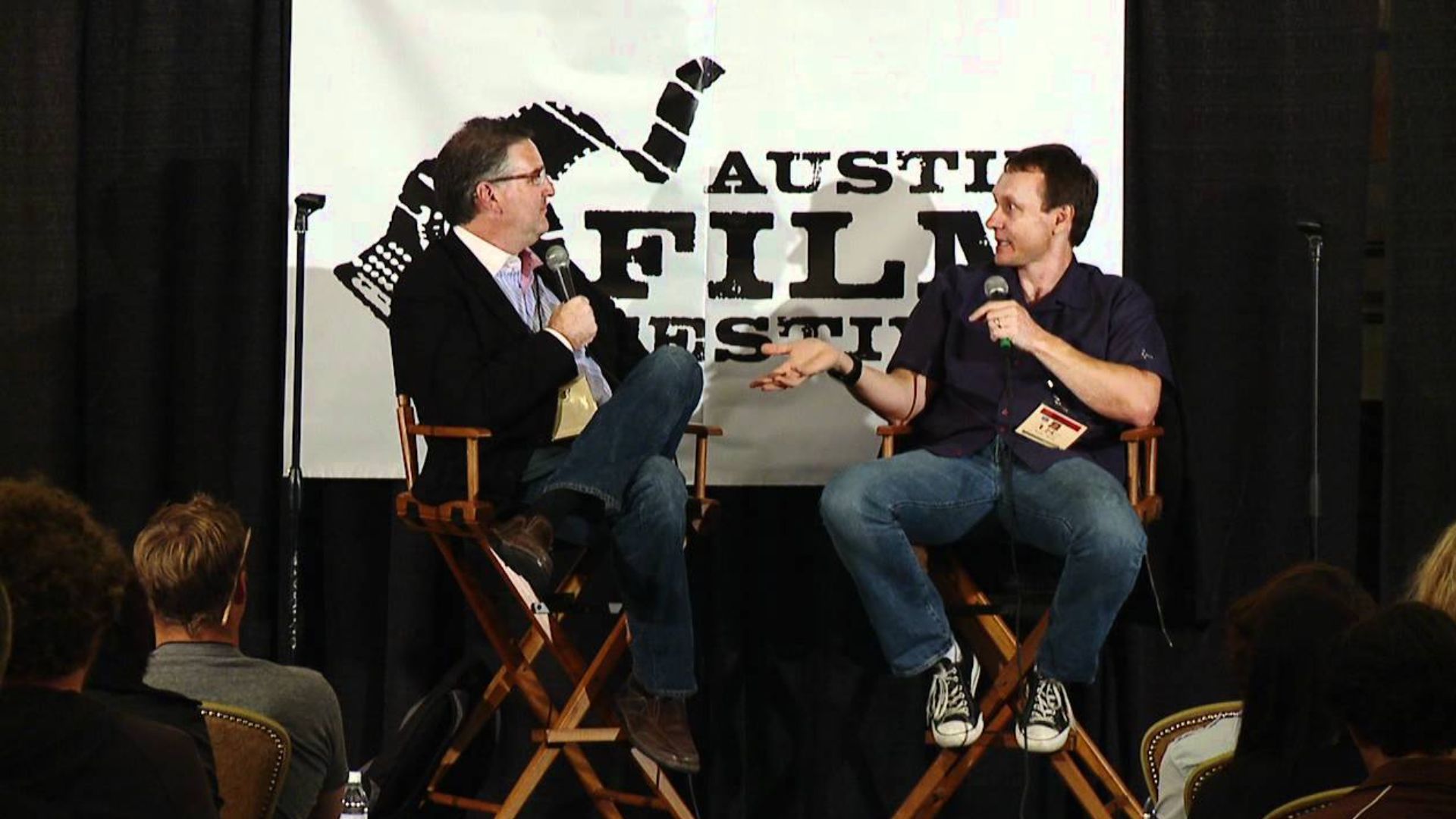 One of the writers and executive producers of Downforce, Alec Berg (on the right) | Image Source: Youtube