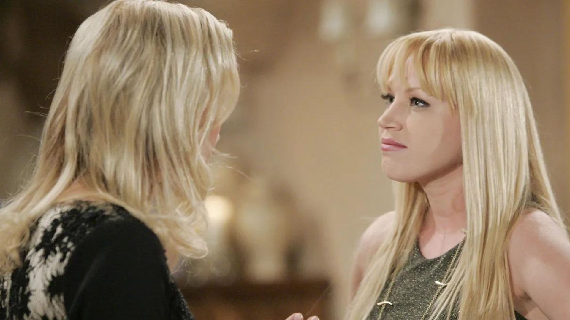 Brooke and Amber square off on The Bold and the Beautiful | Image Source: CBS