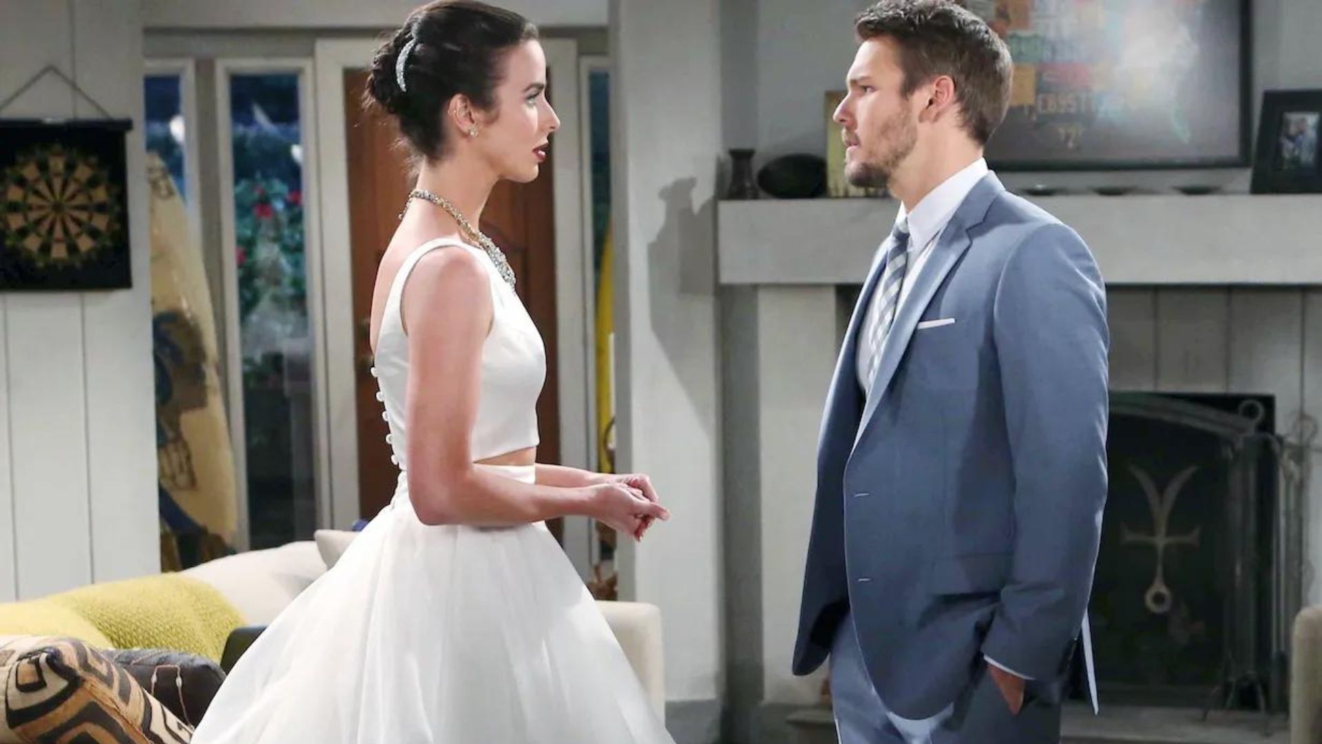 Ivy and Liam wed on The Bold and the Beautiful | Image Source: CBS