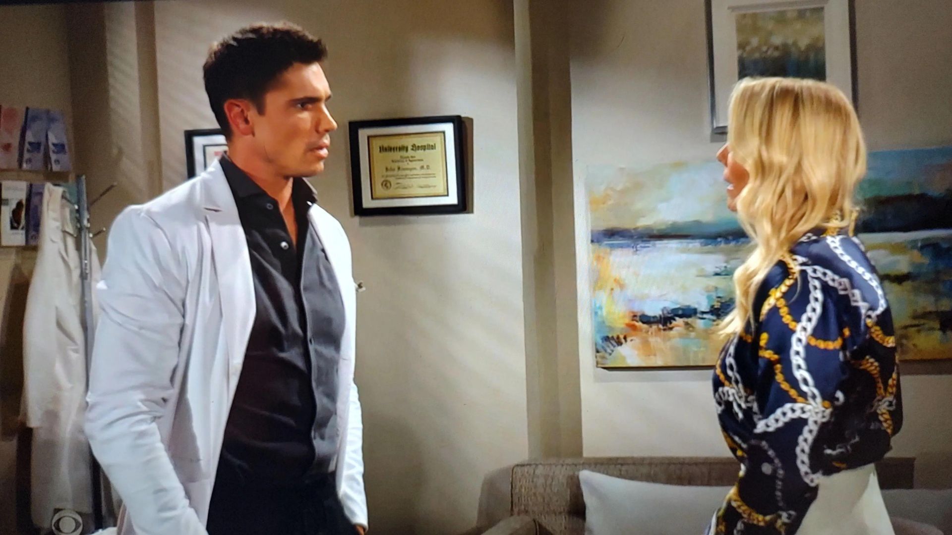 Brooke appeals to Finn on The Bold and the Beautiful | Image Source: CBS