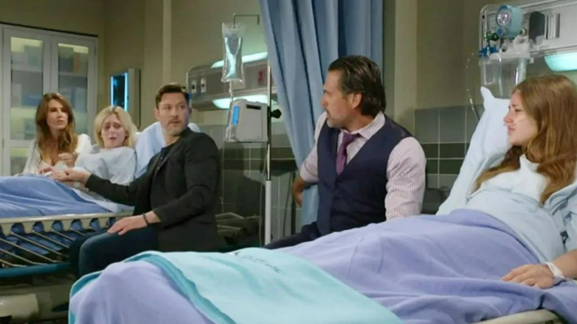 Faith and Lucy in the hospital on The Young and the Restless | Image Source: CBS