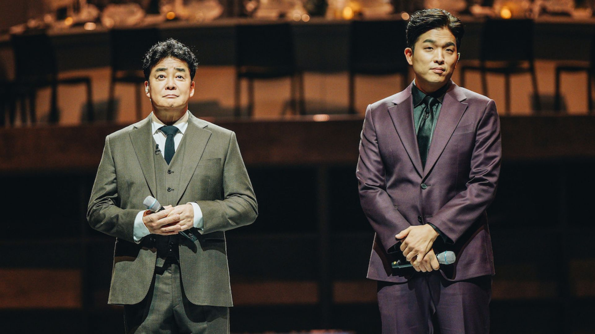 The two judges Paik Jong-won and Ahn Sun-jae (Image Source: Netflix)