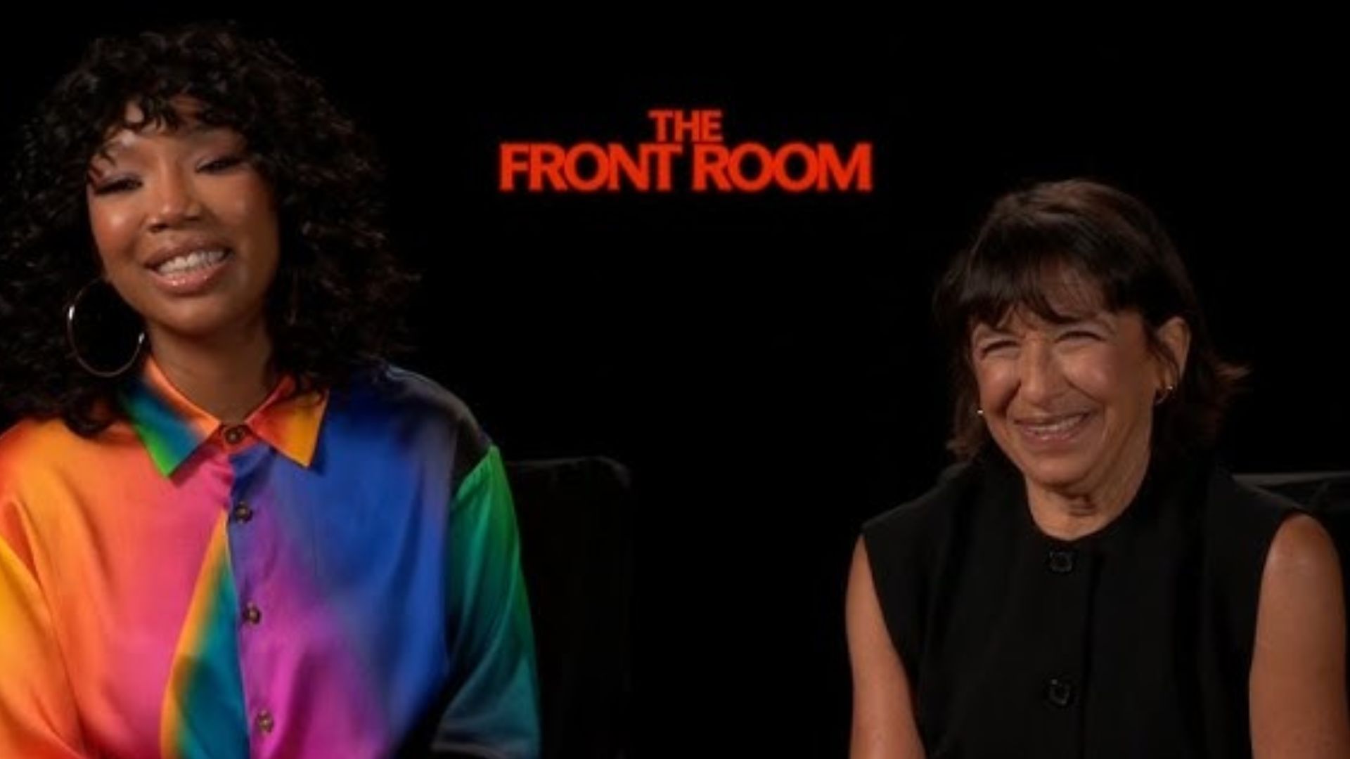 The cast of The Front Room, Brandy (Left) and Kathryn Hunter (Right) | Image Source: A24