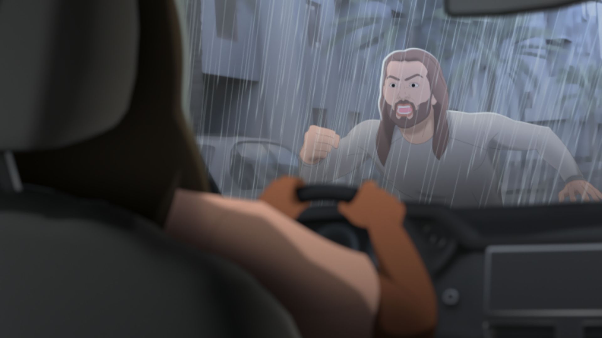 An animated representation from Worst Ex Ever | Image Source: Netflix