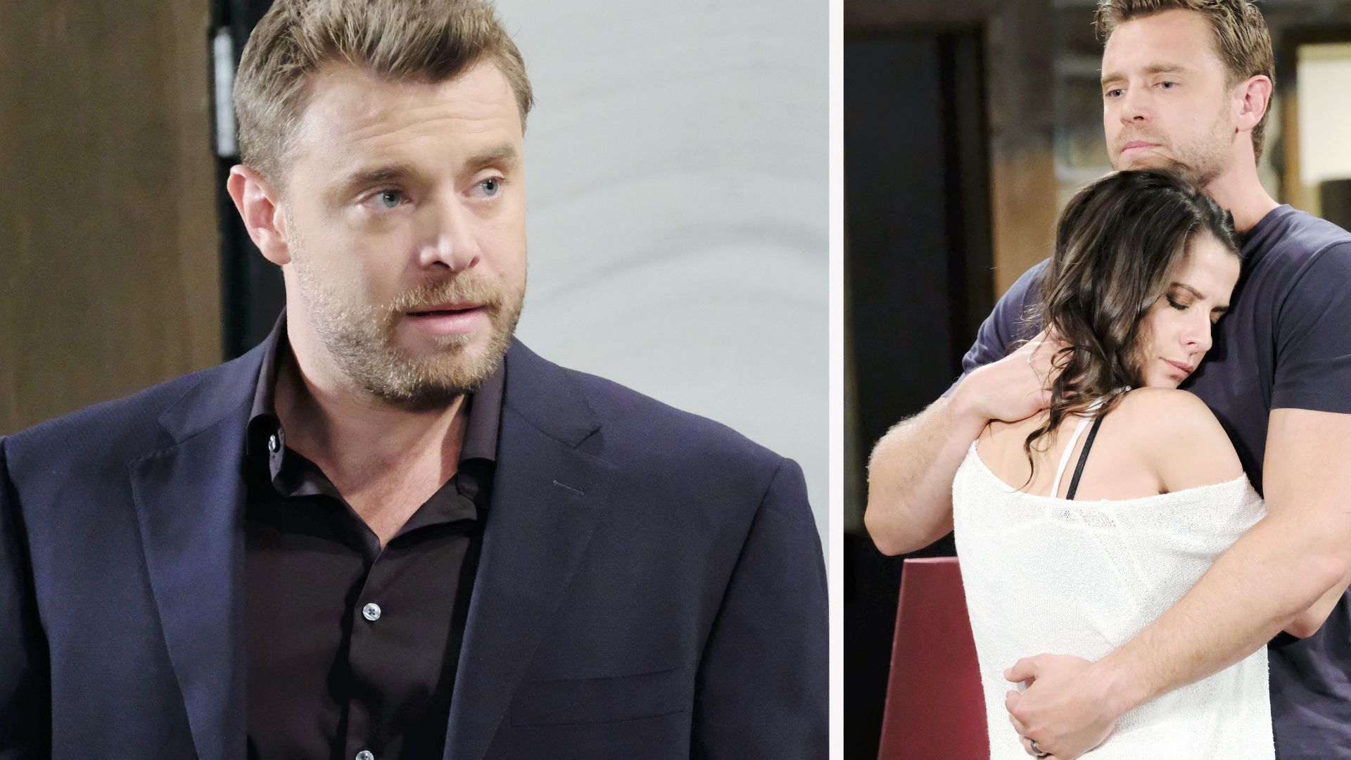 Billy Miller and Kelly Monaco on General Hospital