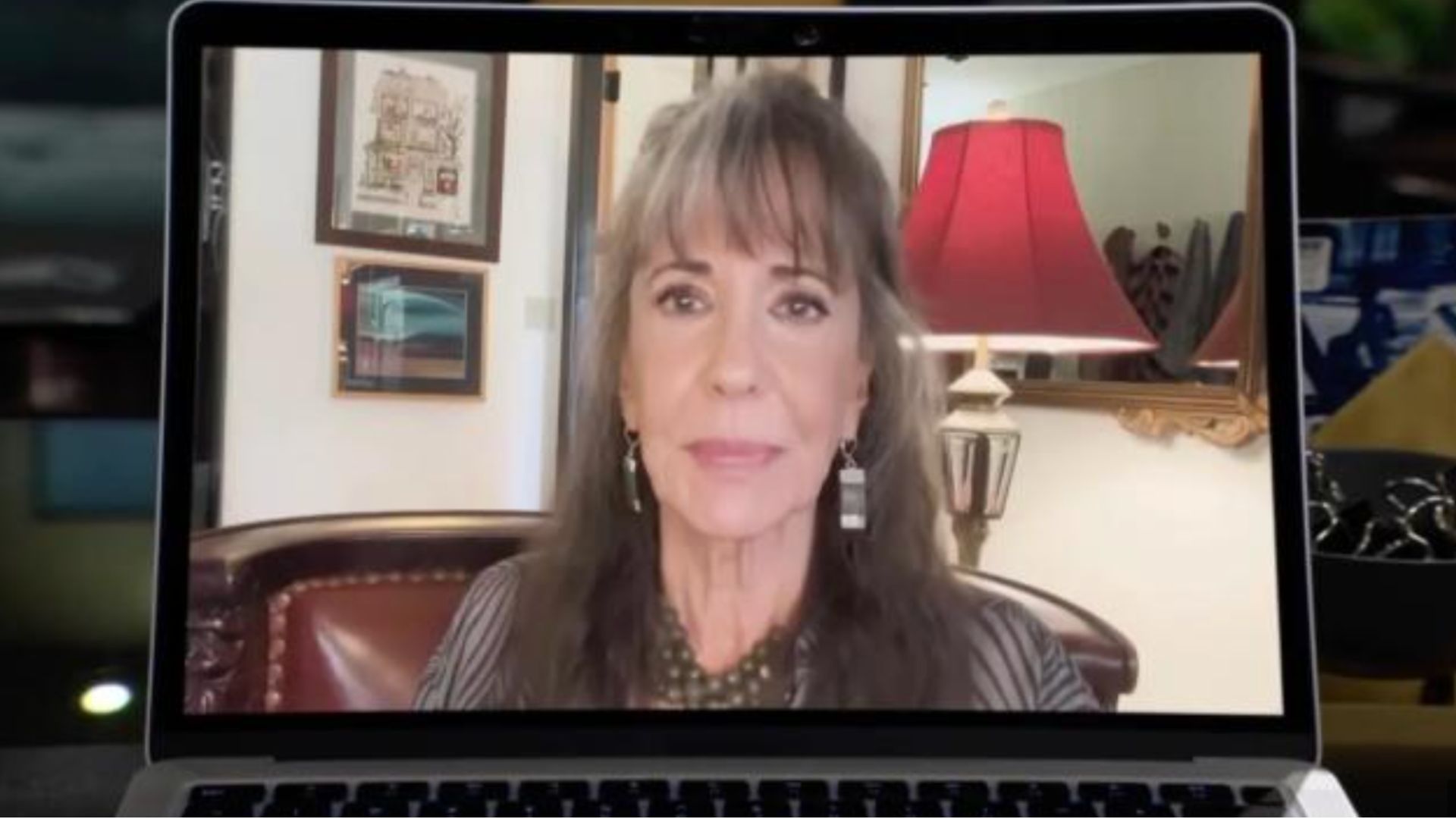 Jill talks with Billy on a video call on The Young and the Restless | Image Source: CBS