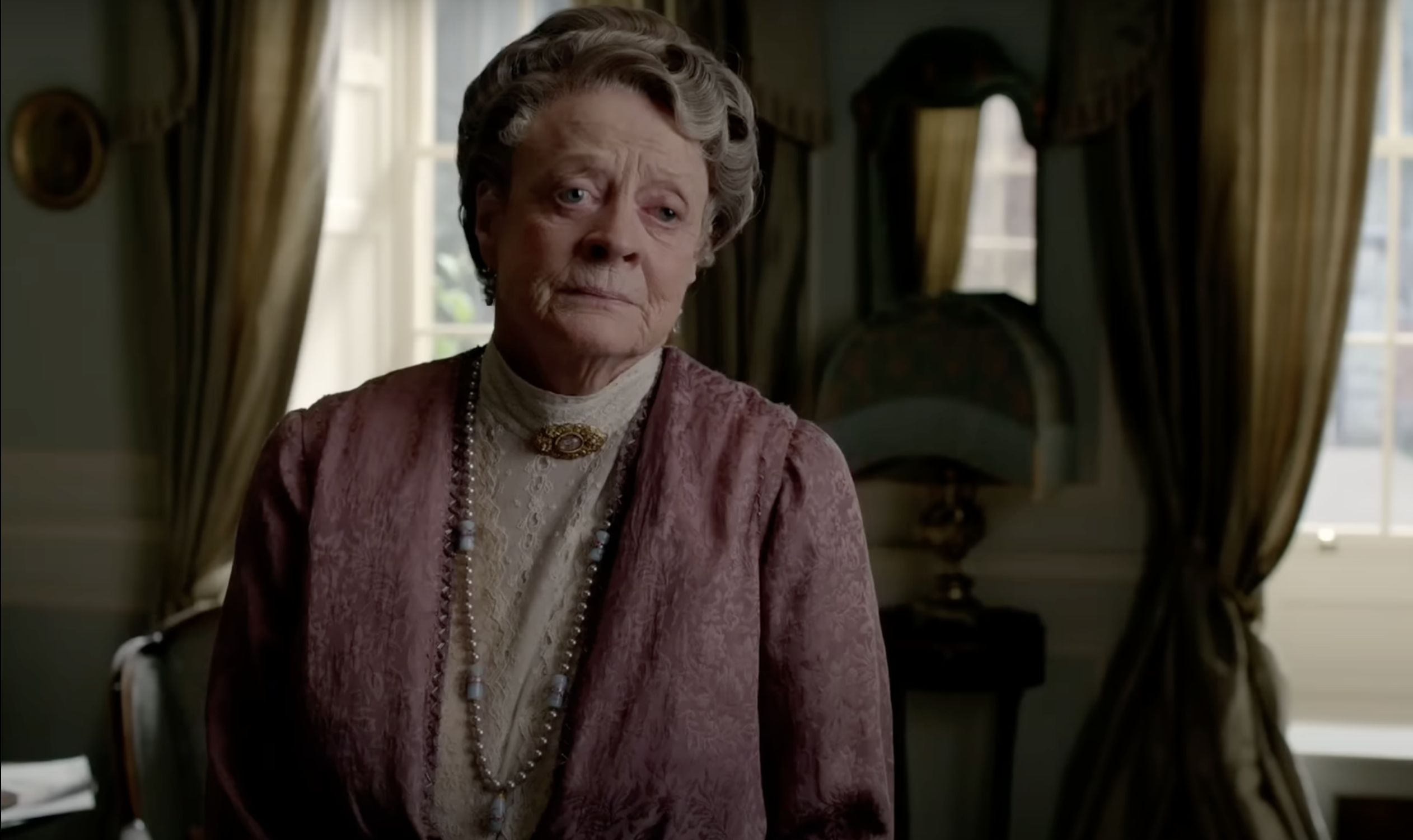 Dame Maggie Smith passes away at the age of 89 (Image via Youtube/Downton Abbey)