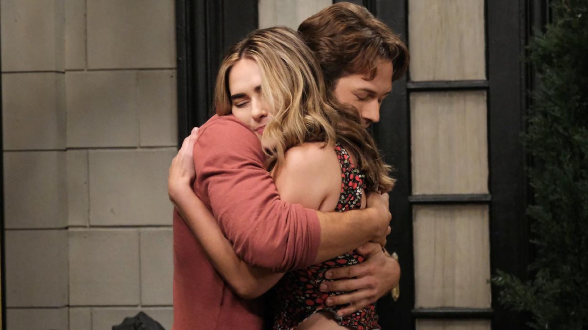 Tate and Holly embrace on Days of Our Lives | Image Source: NBC