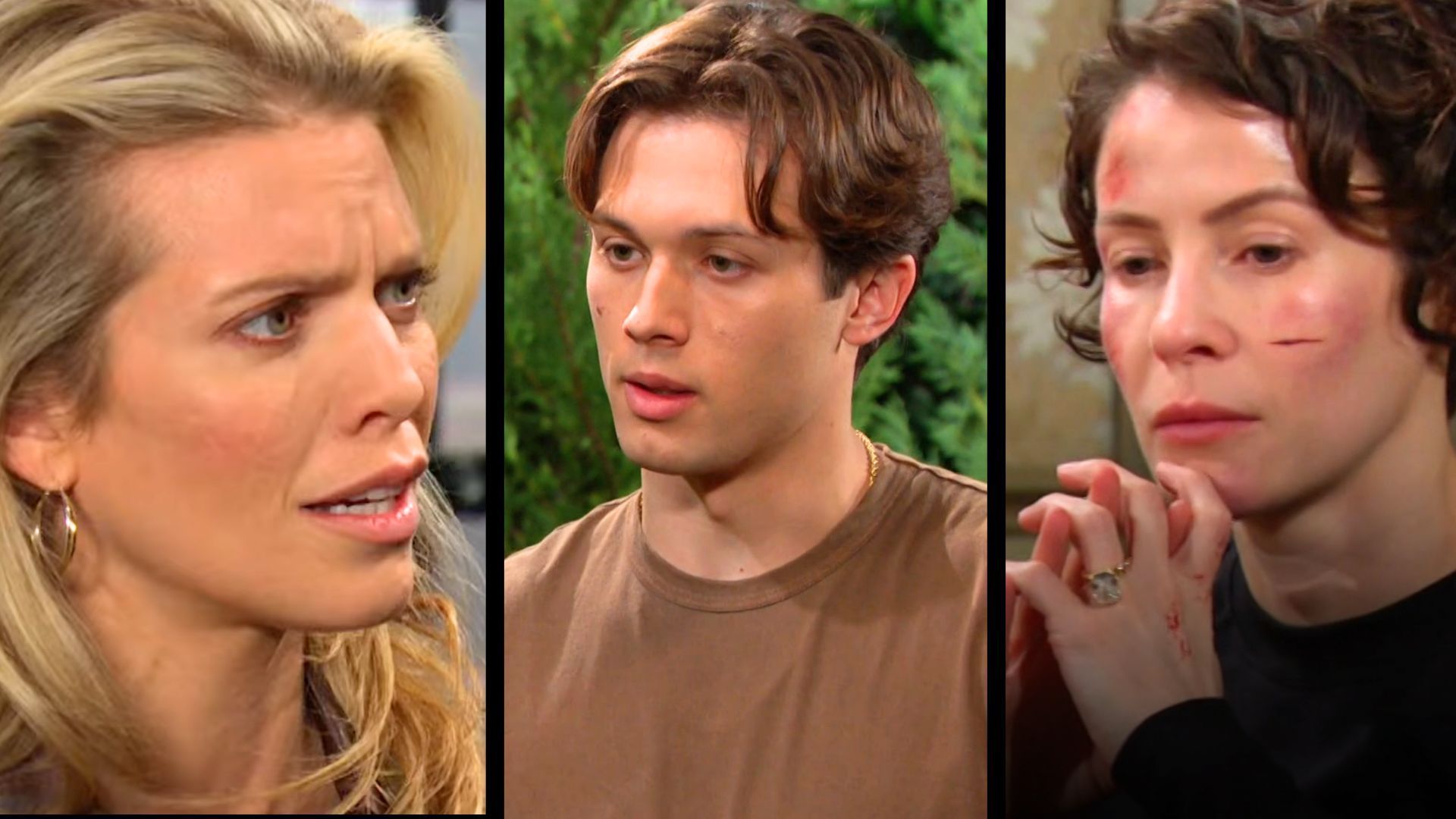 AnnaLynn McCord, Leo Howard, and Linsey Godfrey on Days of our Lives