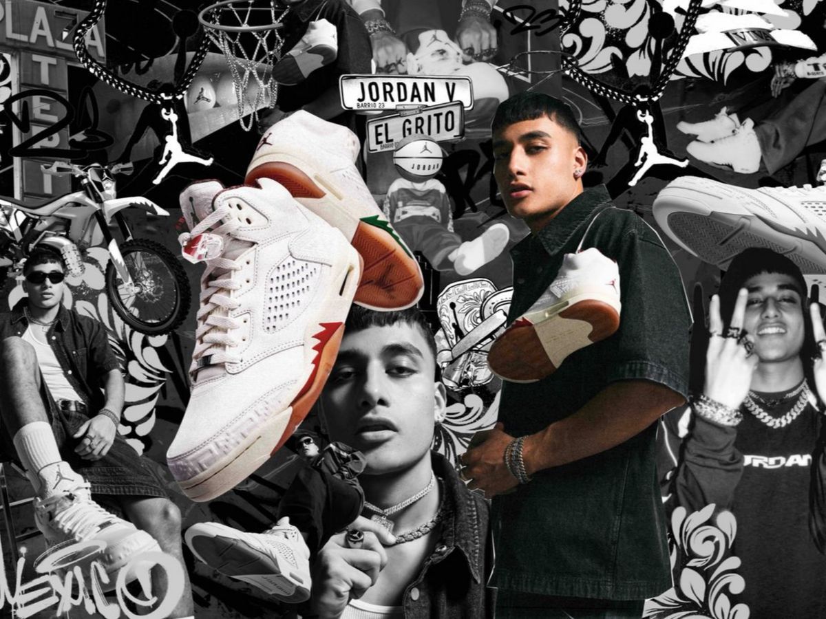 Musician El Malilla is the protagonist of the Nike Air Jordan 5 &quot;El Grito&quot; campaign (Image via Nike)