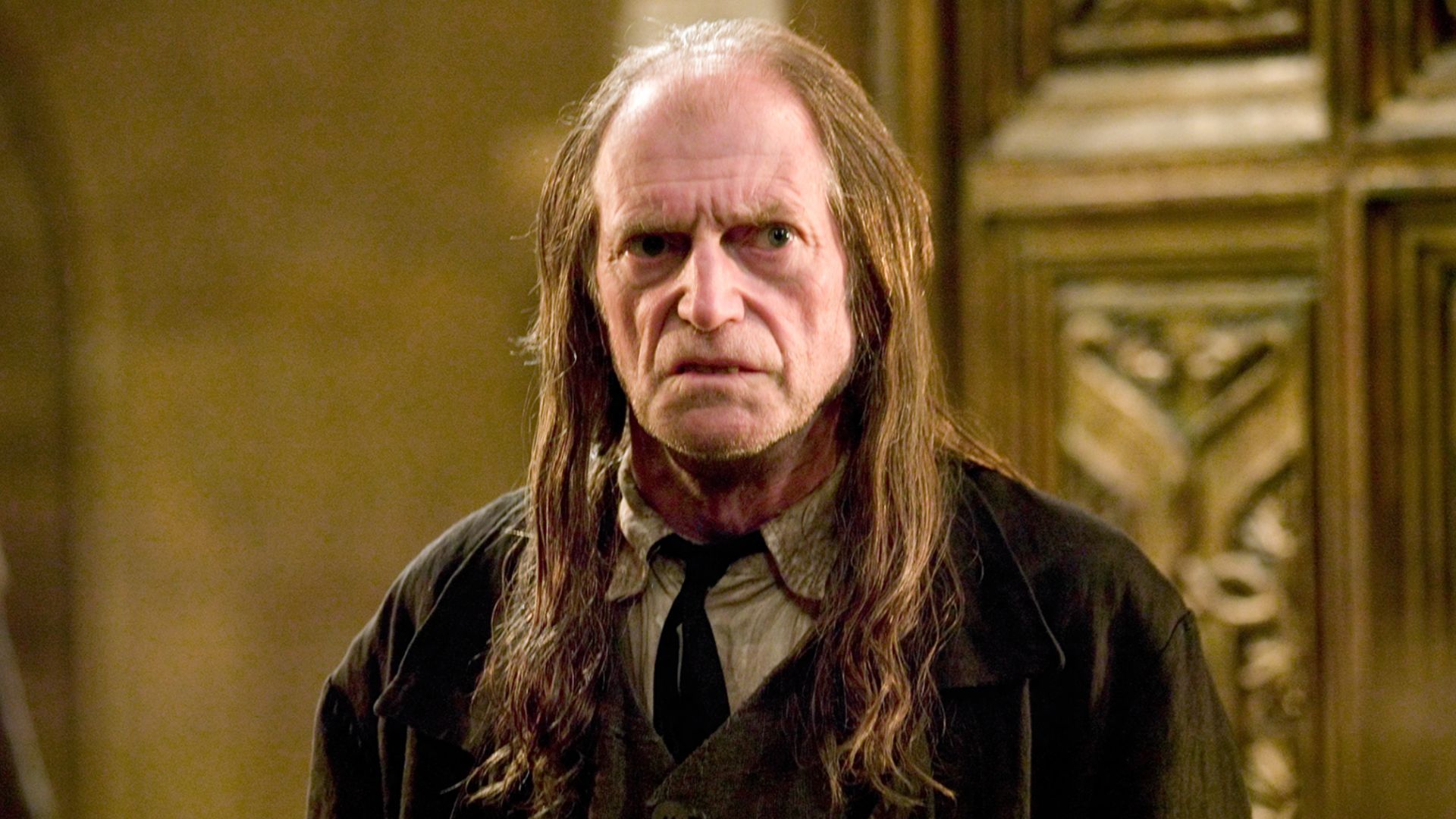 Mr. Filch from the Harry Potter movies | Image Source: Peacock