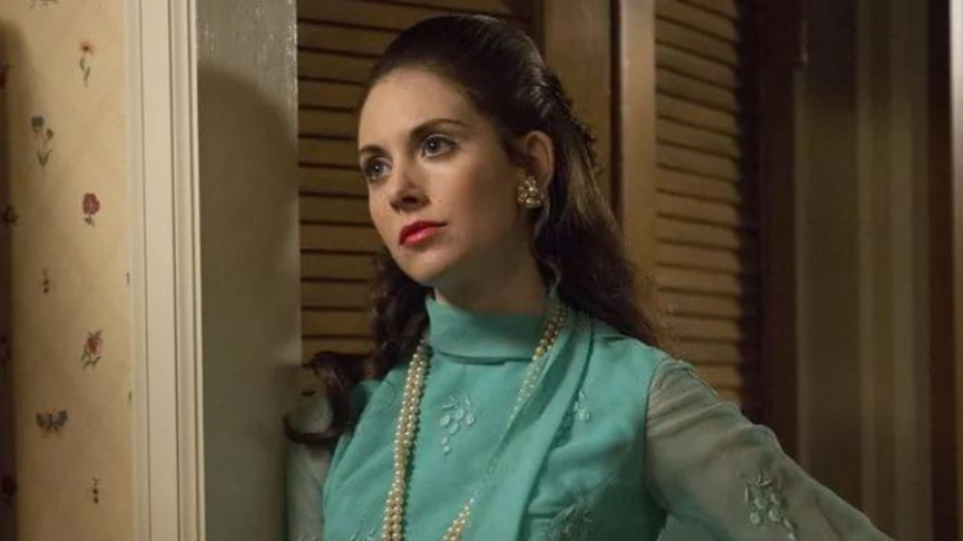 Alison Brie from a still in Mad Men |  Image Source: Netflix