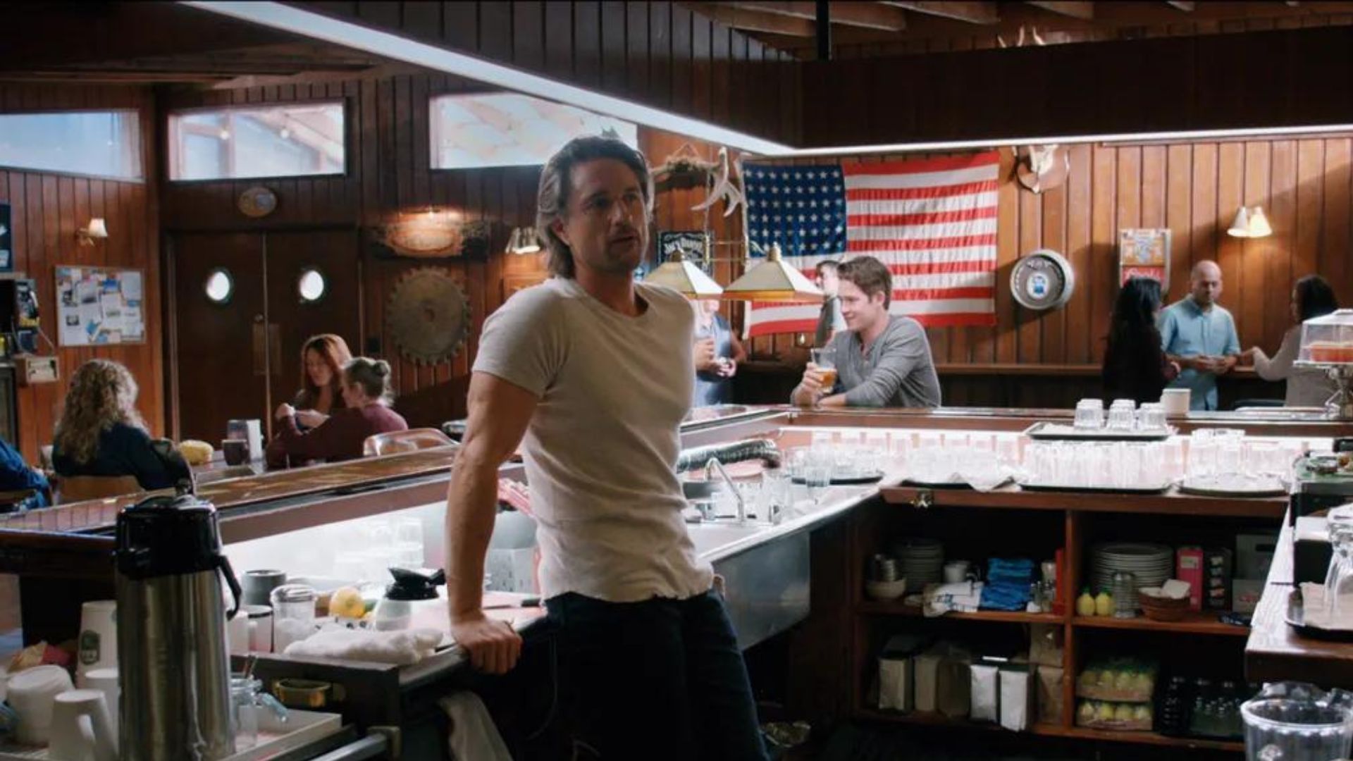 Jack&rsquo;s Bar is a real bar called The Watershed Grill (Image via Netflix)