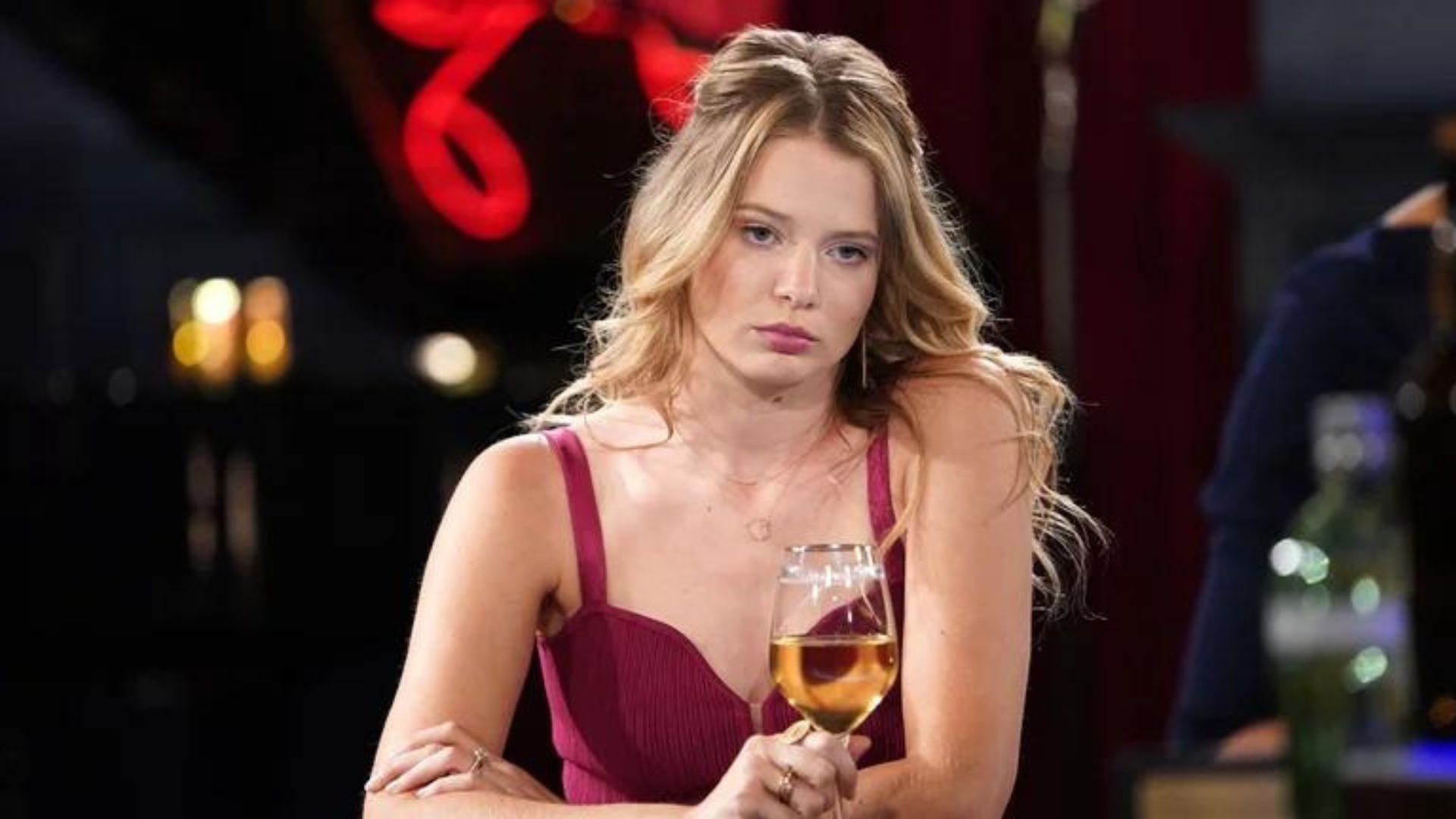 Summer Newman at a bar on The Young and the Restless | Image Source: CBS