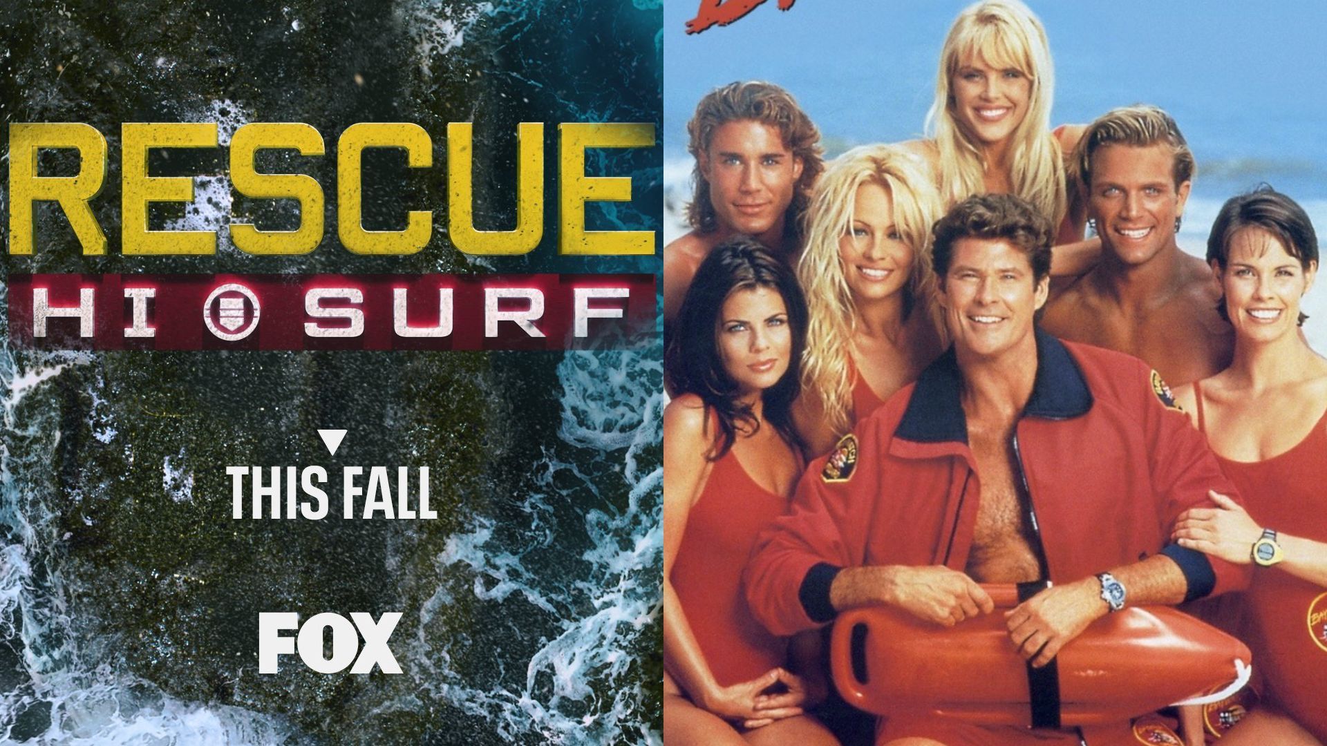 Rescue: HI-Surf is similar to yet different from Baywatch (Images via Fox and GTG Entertainment)