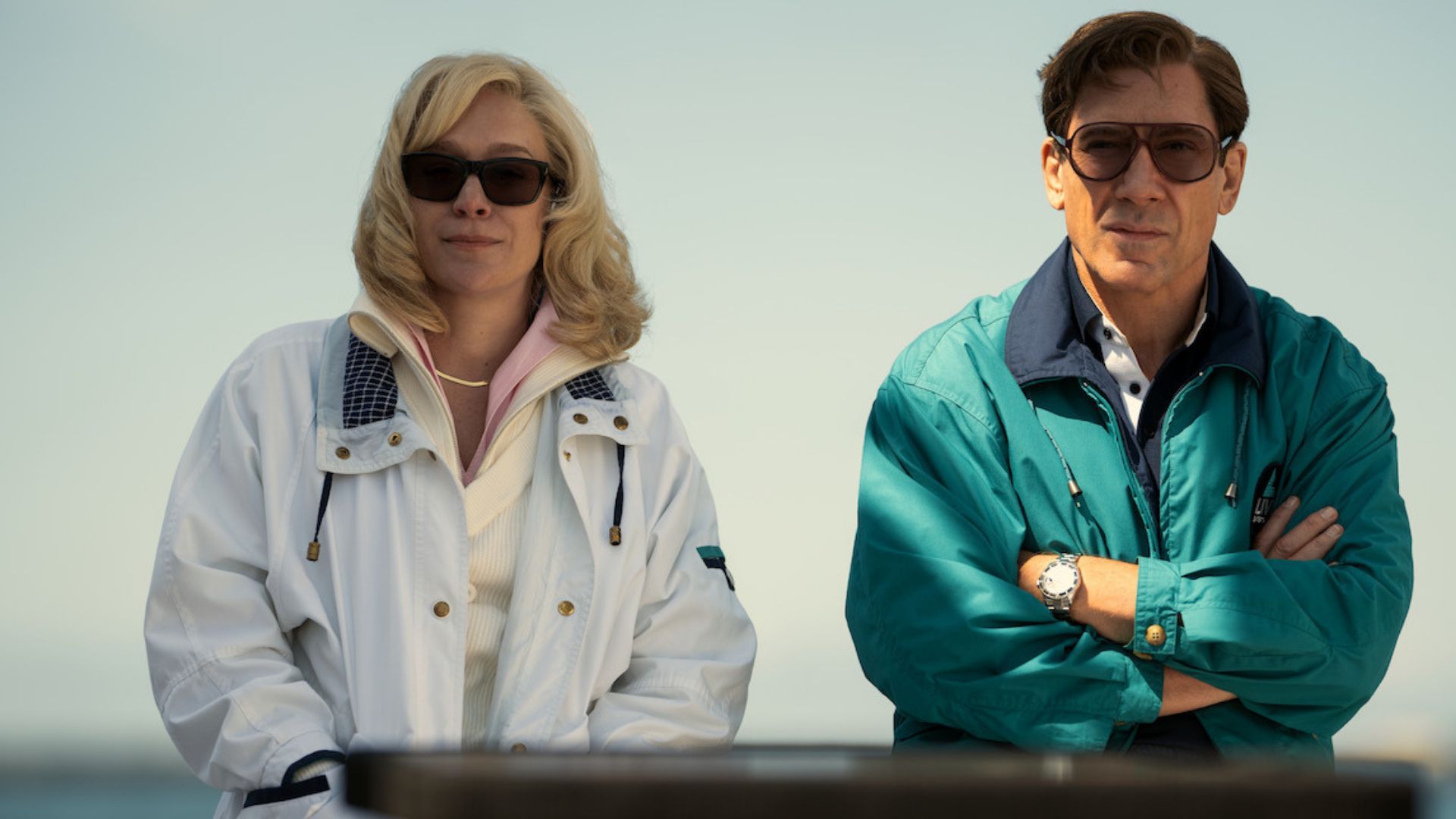 Chlo&euml; Sevigny as Kitty and Javier Bardem as Jos&eacute; Menendez (Image Source: Netflix)