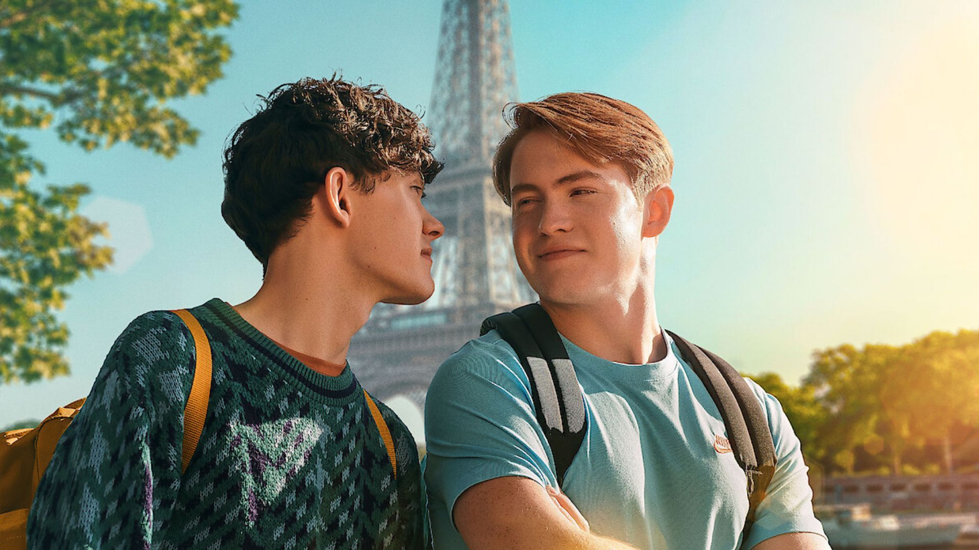 Nick and Charlie enjoy the view in Paris (Image Source: Netflix)