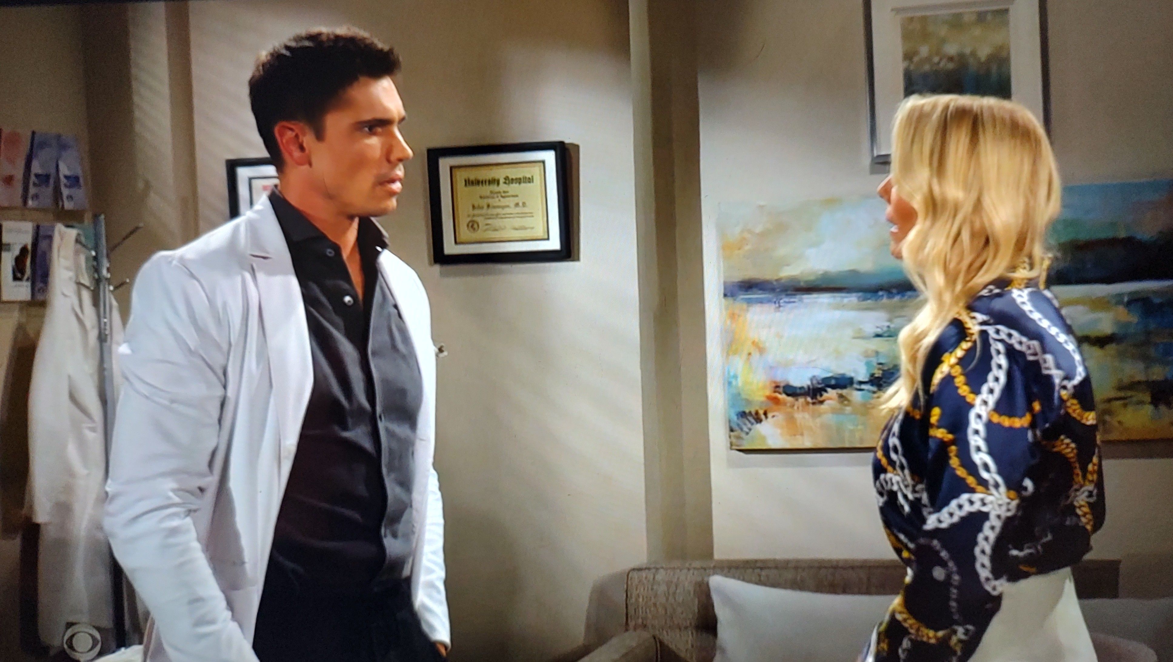 Brooke tells Finn about Steffy