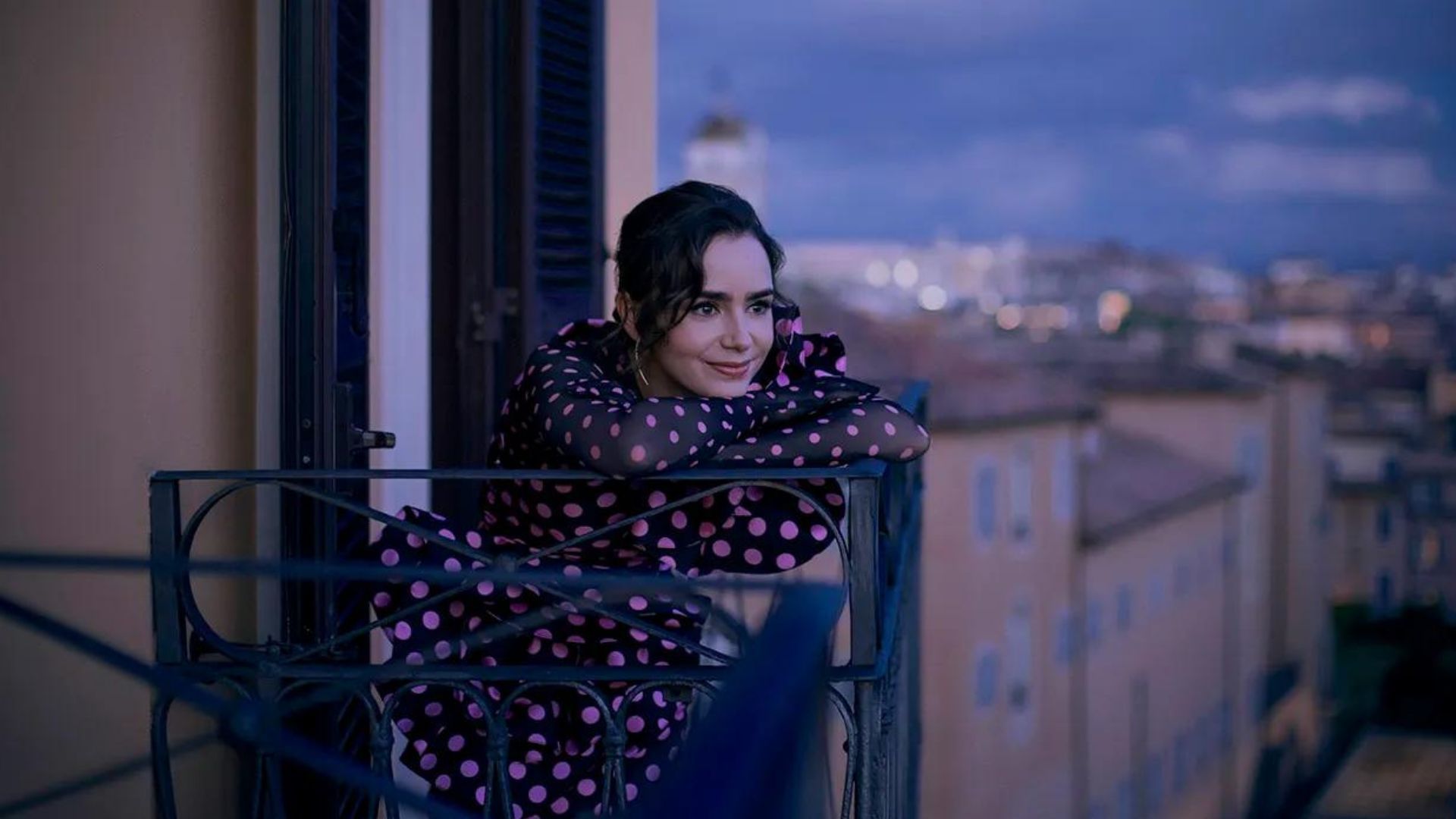 Emily found peace in Rome (Image Source: Netflix)