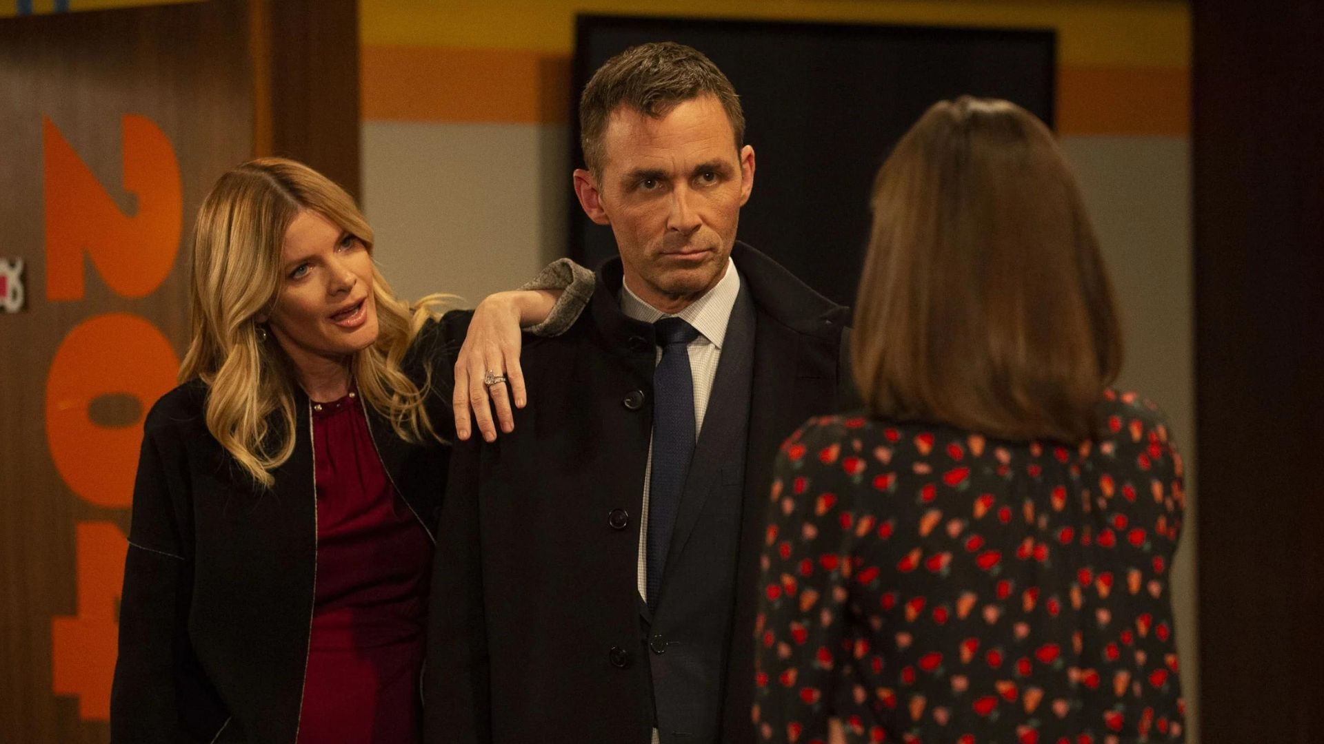 Michelle Stafford, James Patrick Stuart, and Katelyn MacMullen on General Hospital | Image Source: ABC