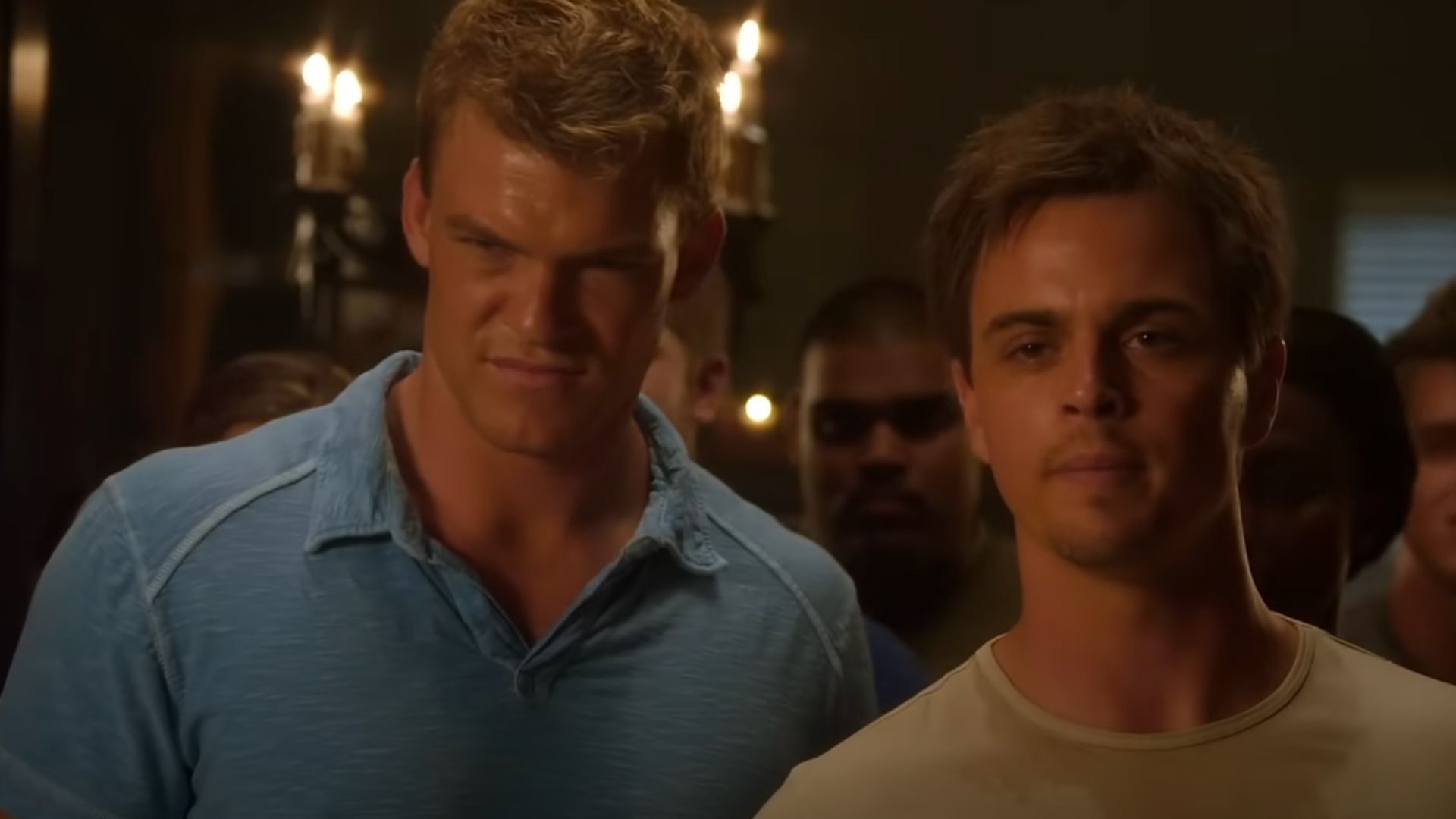 Darin Brooks and Alan Richter on Blue Mountain State | Image Source: YouTube