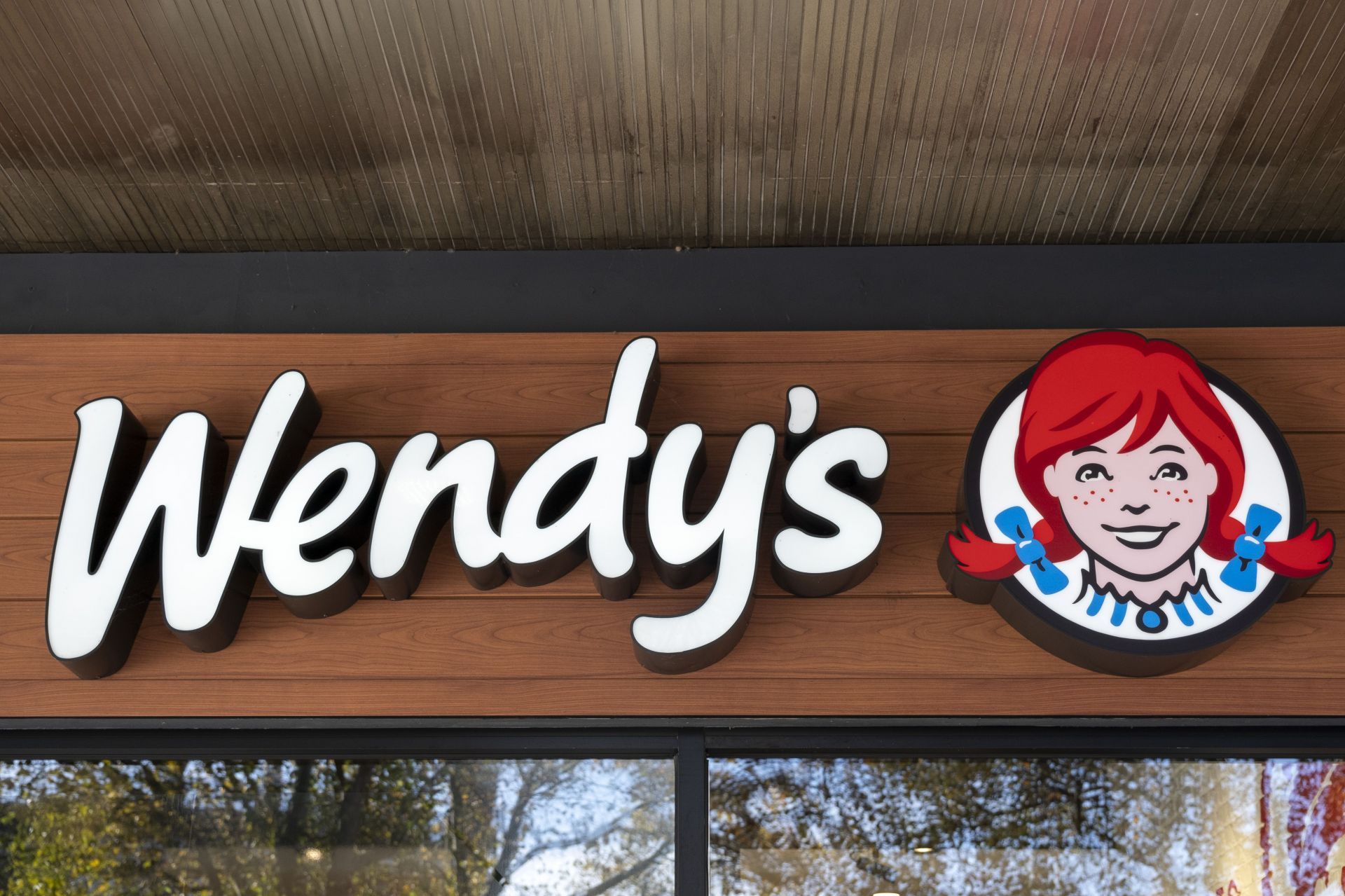 Sign For Fast Food Brand Wendy