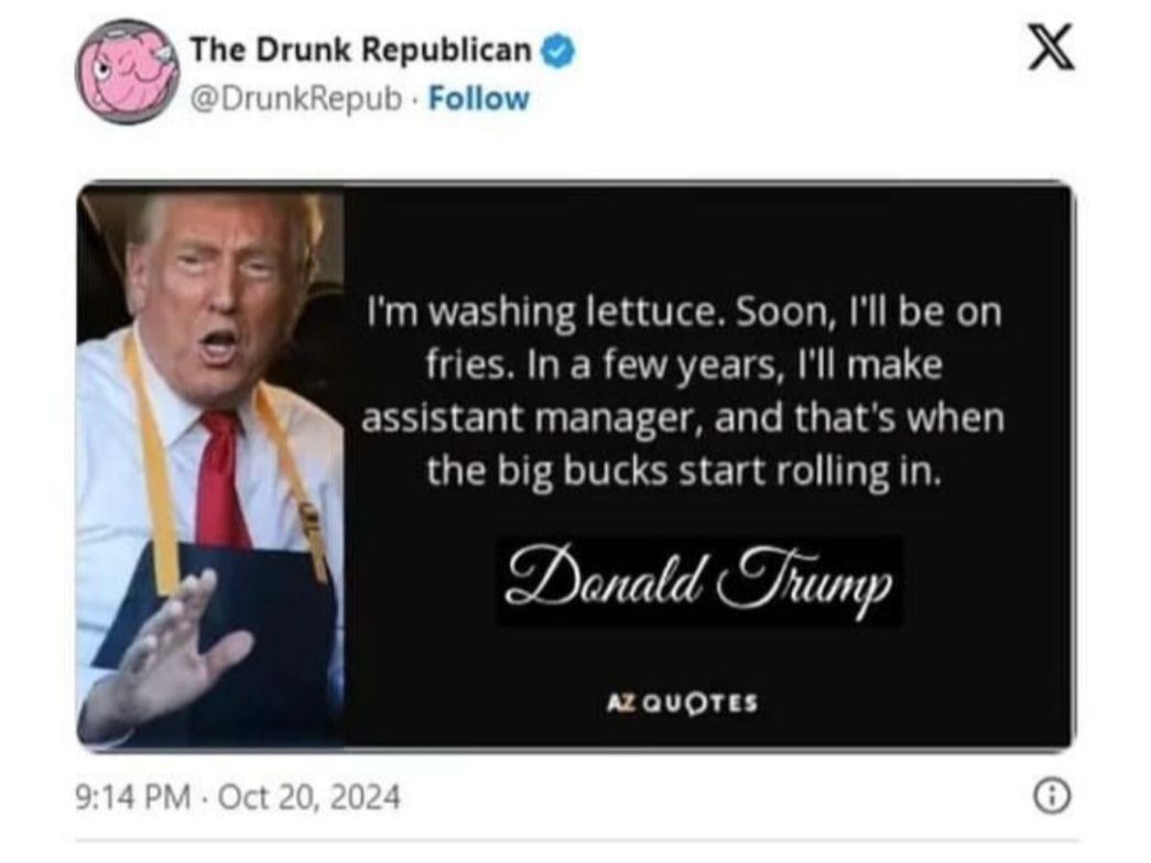 5 funniest Donald Trump working at McDonald's memes that went viral