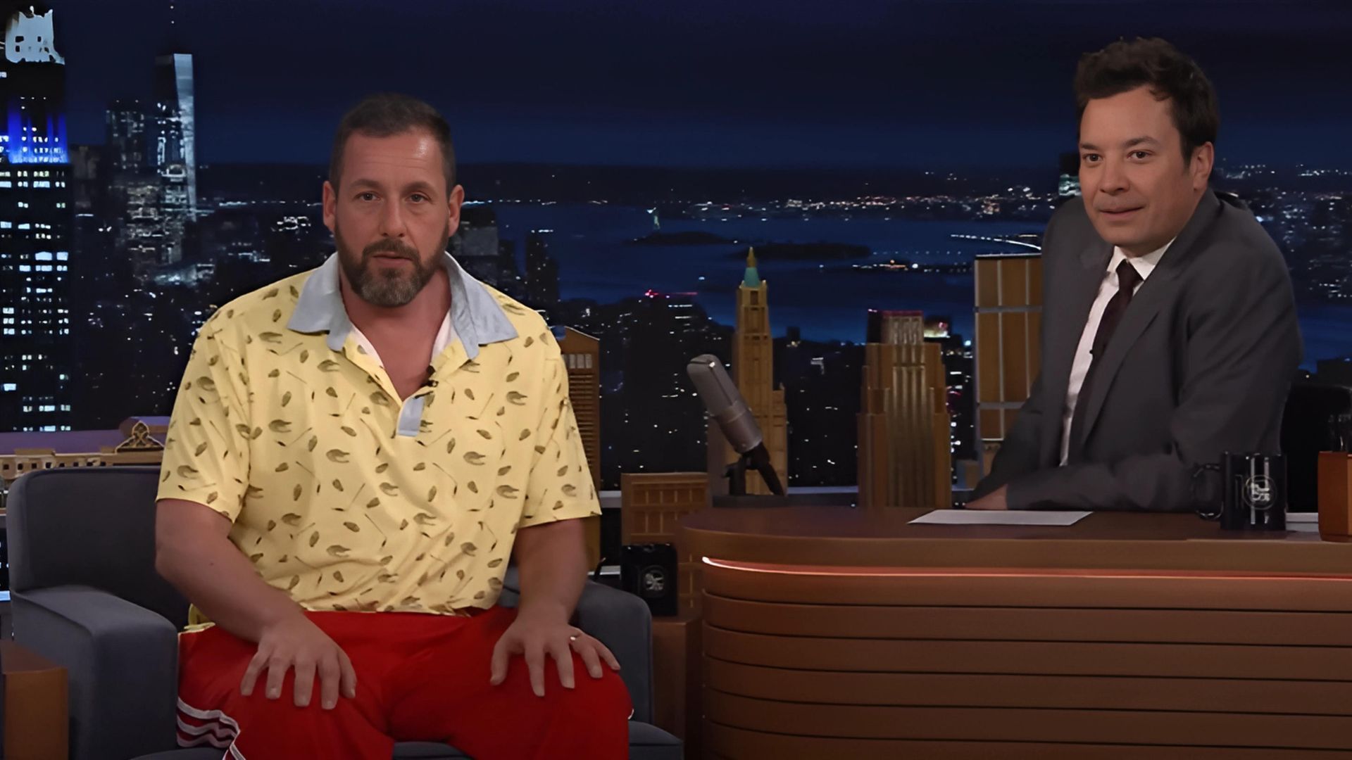 Adam Sandler spills beans about Happy Gilmore 2 at The Tonight Show starring Jimmy Fallon | Image source: The Tonight Show starring Jimmy Fallon on YouTube