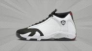 Air Jordan 14 "Black Toe". (Image via Nike)