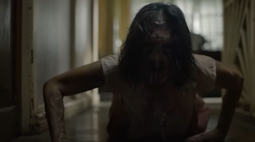 Francis&#039; mother shown as a zombie in the movie Outside | Image source: Netflix on YouTube