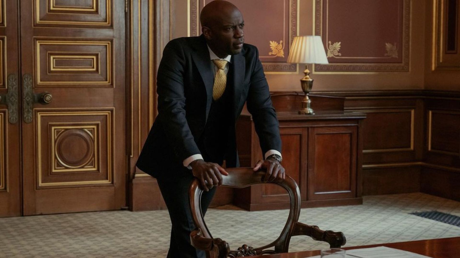 David Gyasi as Austin Dennison on The Diplomat (image via Instagram/@netflixqueue) 