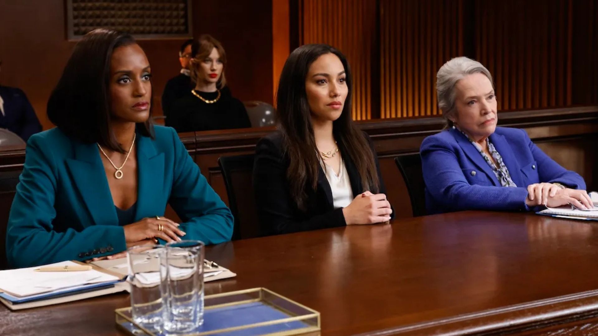 The courtroom scene (Image Source: CBS)