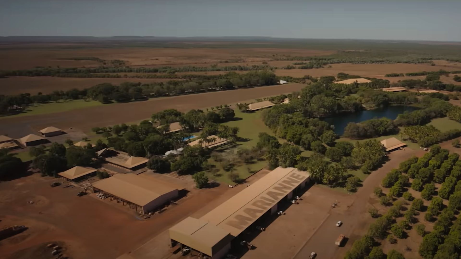 Tipperary Station utilized as Marianne Station (Image via YouTube/Netflix)