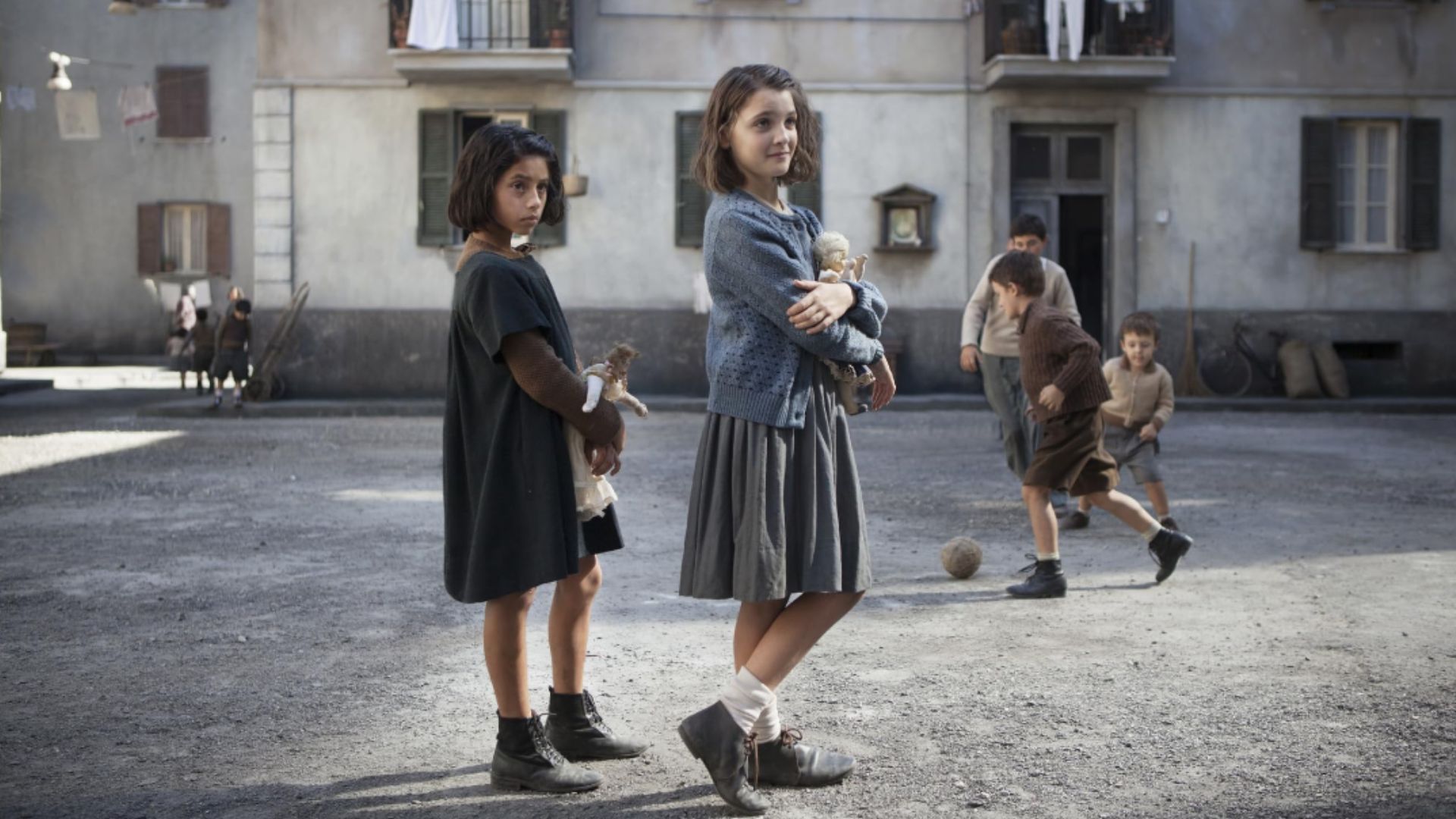 Elisa del Genio and Ludovica Nasti (Image via HBO)